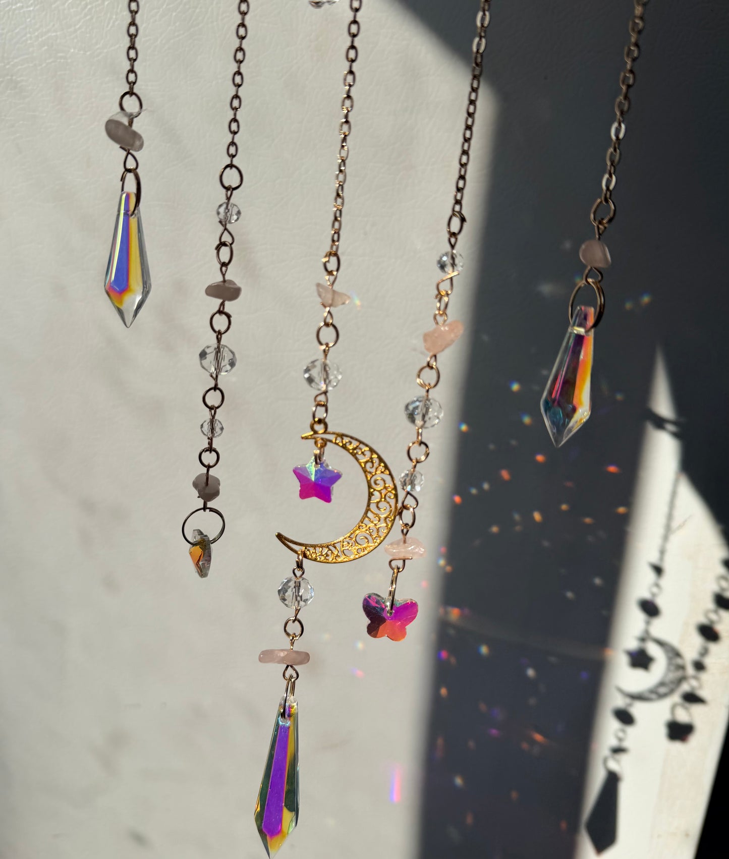 Beautiful Rose Quartz Sun Catcher