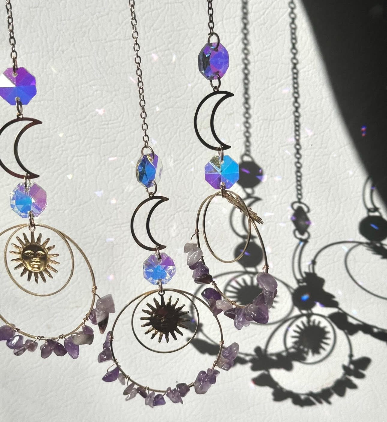 Amethyst Crystal Suncatcher