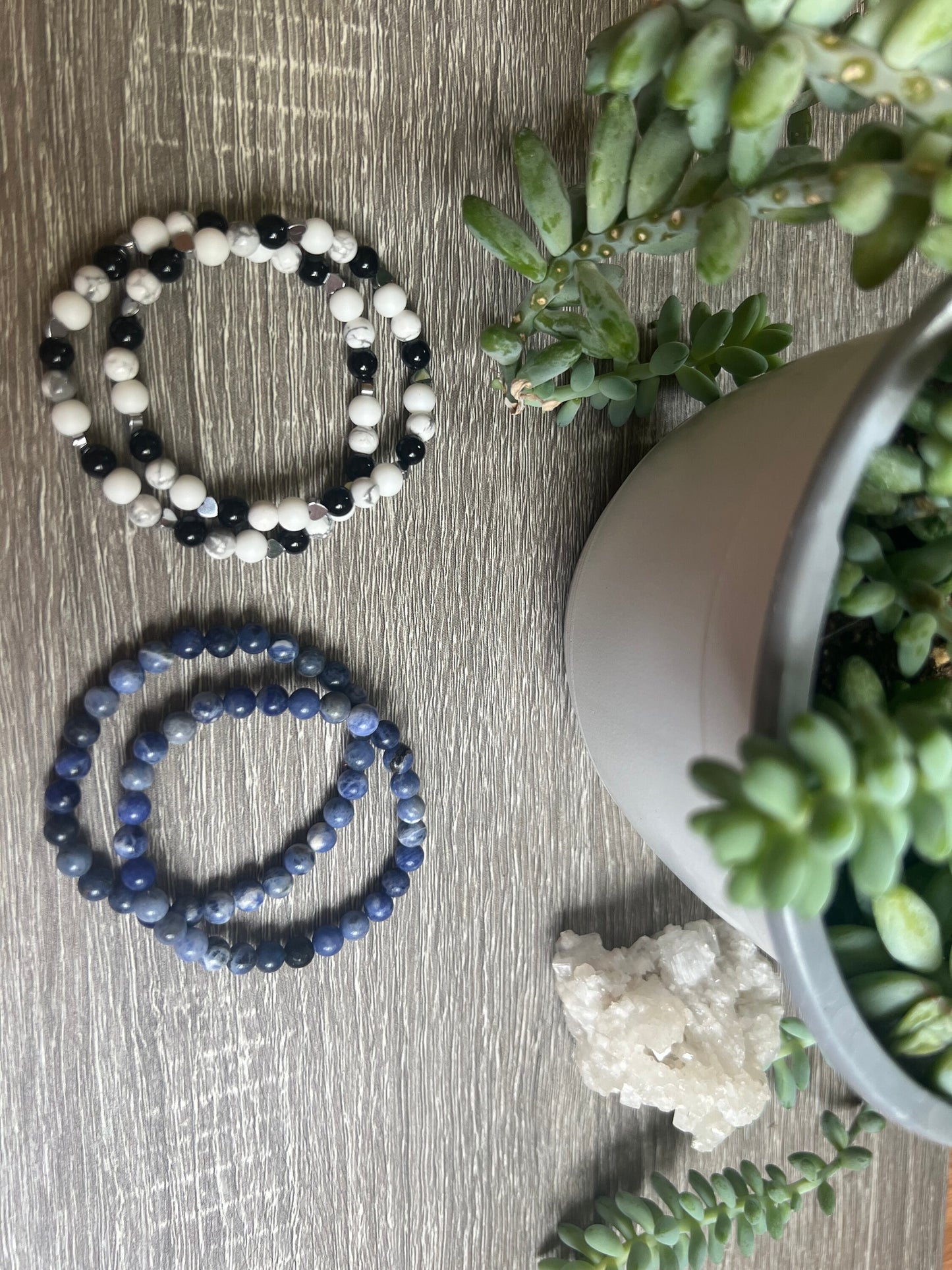 Creativity & Communication Bracelet Sodalite Bracelet 6mm Throat Chakra Gift for Her Gemstone Jewelry Genuine Sodalite Beads Clarity Seeking