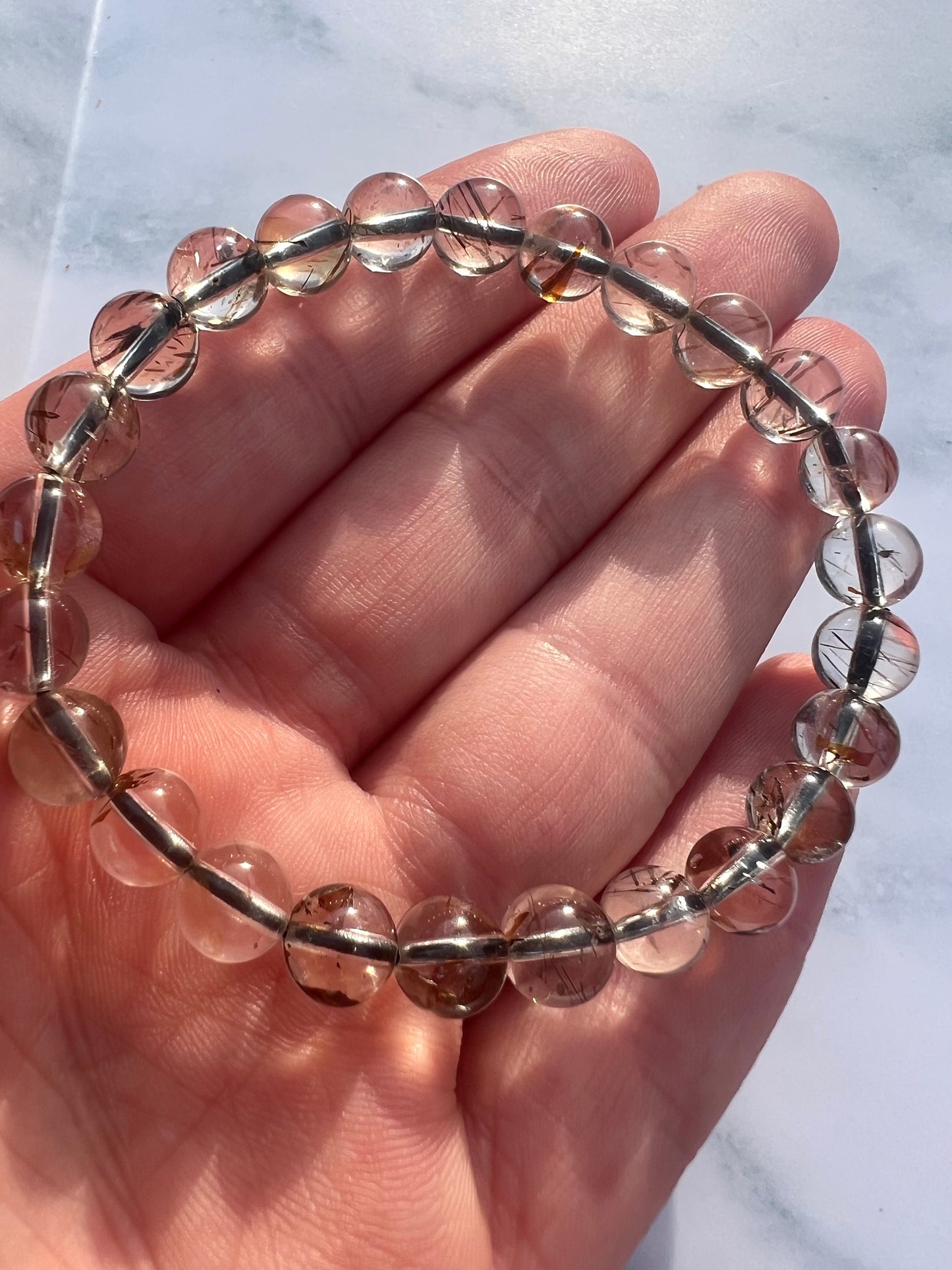 Super Seven Bracelet 6mm 10mm 11mm Handmade Gemstone Bracelet Unique Stone Super Seven Jewelry Crystal Lover Gift for Overthinkers