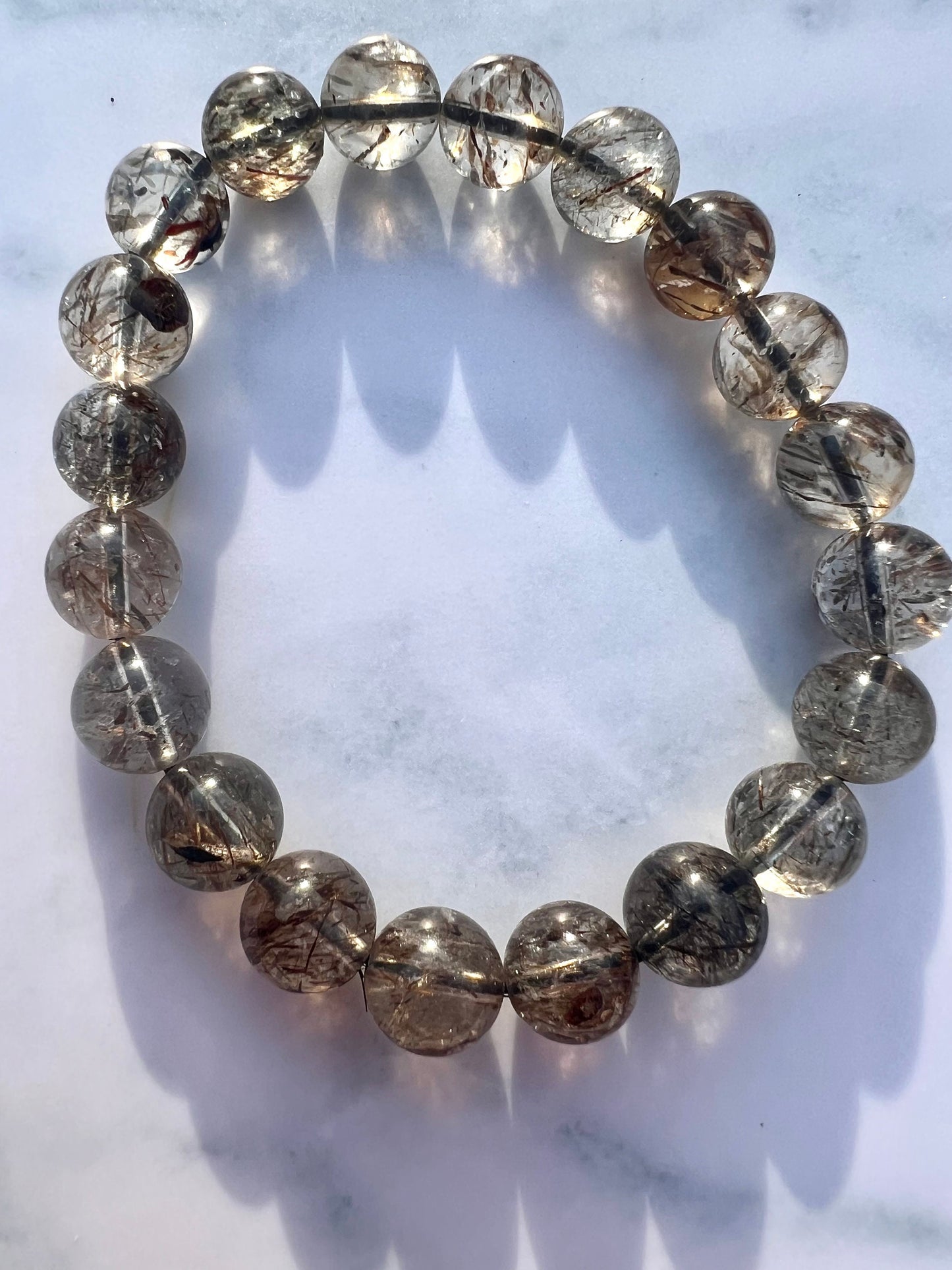 Super Seven Bracelet 6mm 10mm 11mm Handmade Gemstone Bracelet Unique Stone Super Seven Jewelry Crystal Lover Gift for Overthinkers