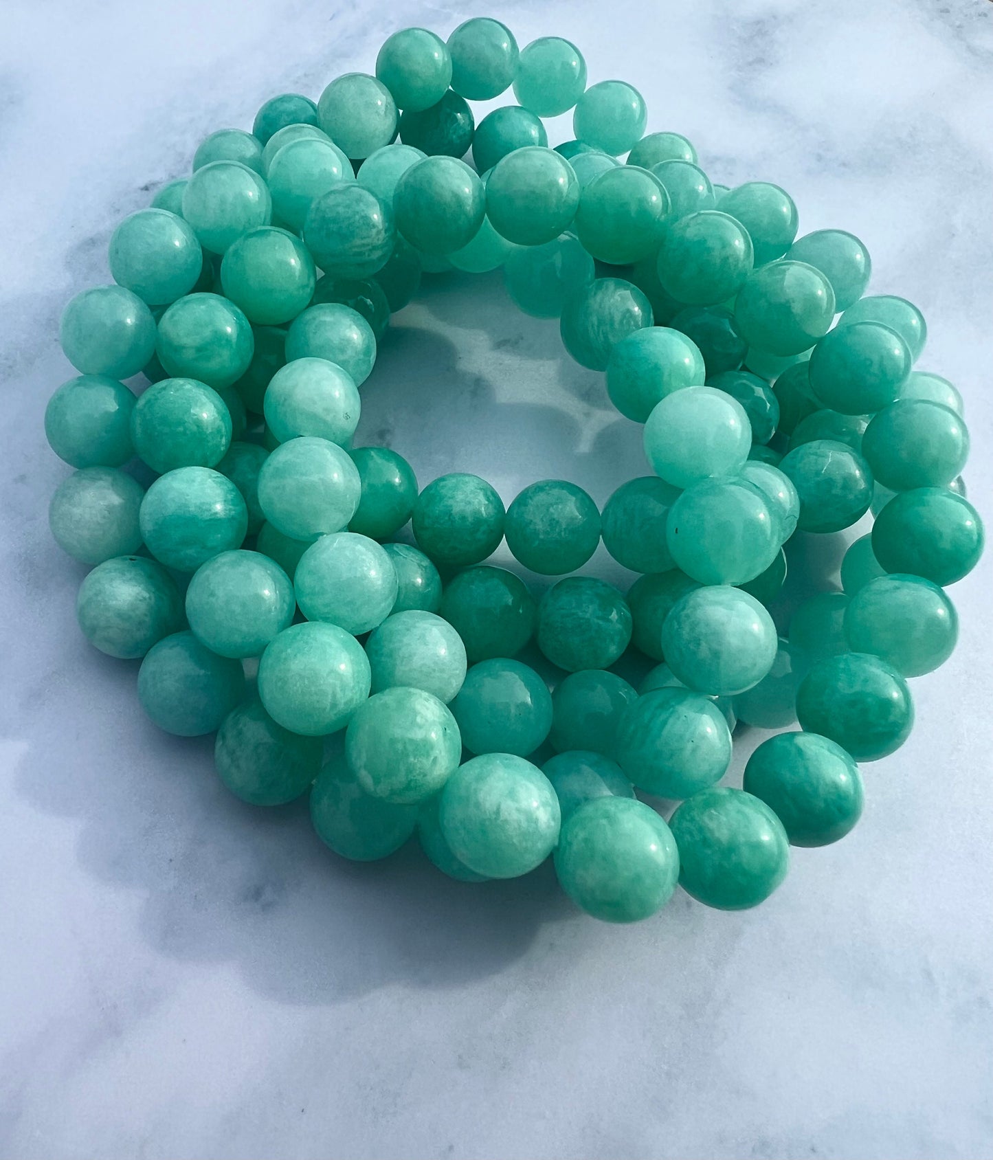 Amazonite Bracelets High Grade AA 8mm