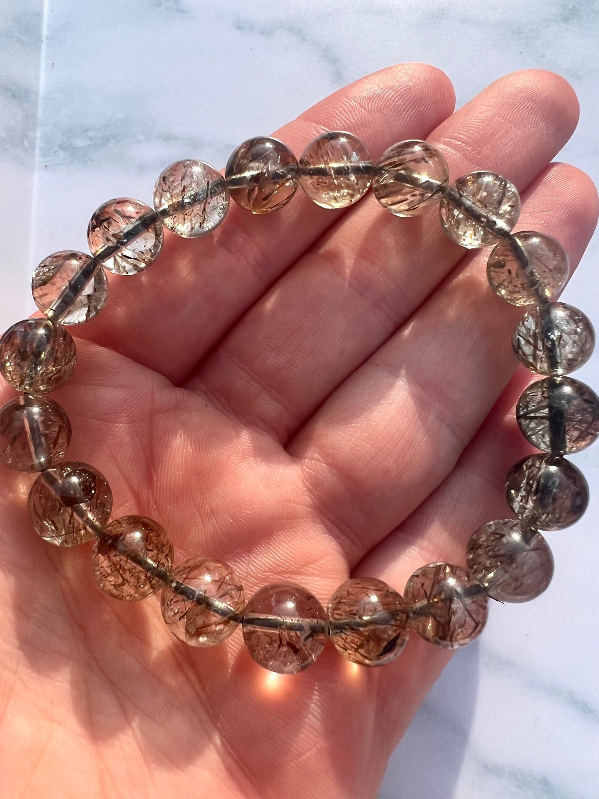 Super Seven Bracelet 6mm 10mm 11mm Handmade Gemstone Bracelet Unique Stone Super Seven Jewelry Crystal Lover Gift for Overthinkers