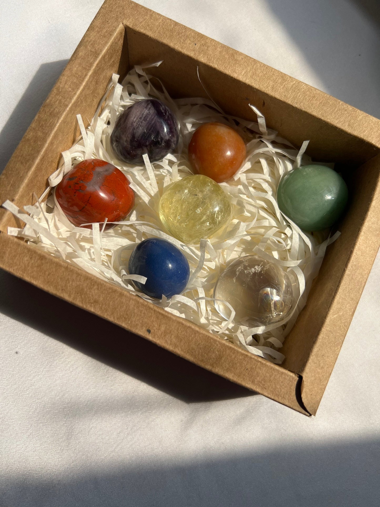 Chakra Stones Gift Set Tumbled Stones for Chakra Alignement