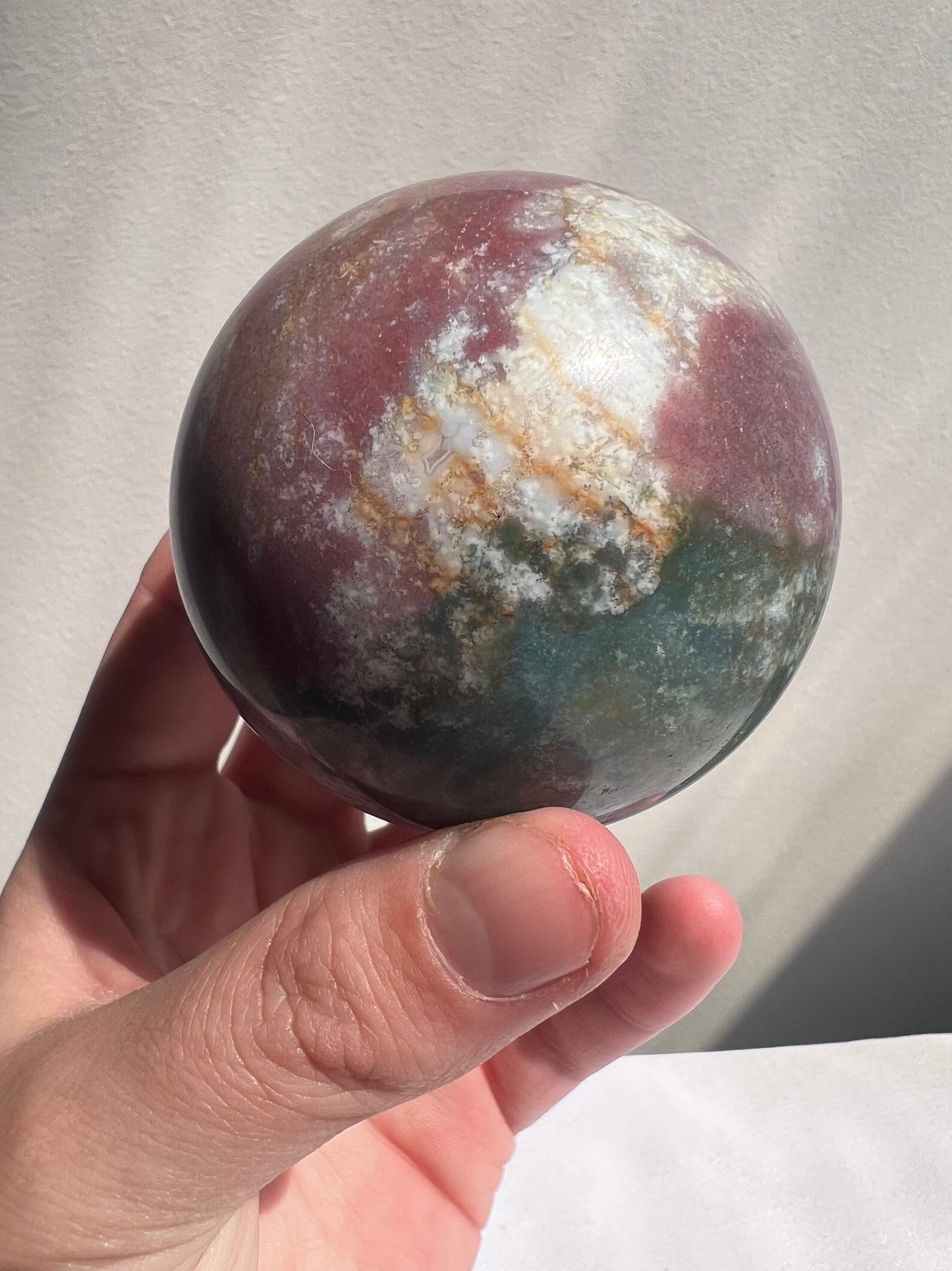 Ocean Jasper Sphere 62mm Crystal Ball