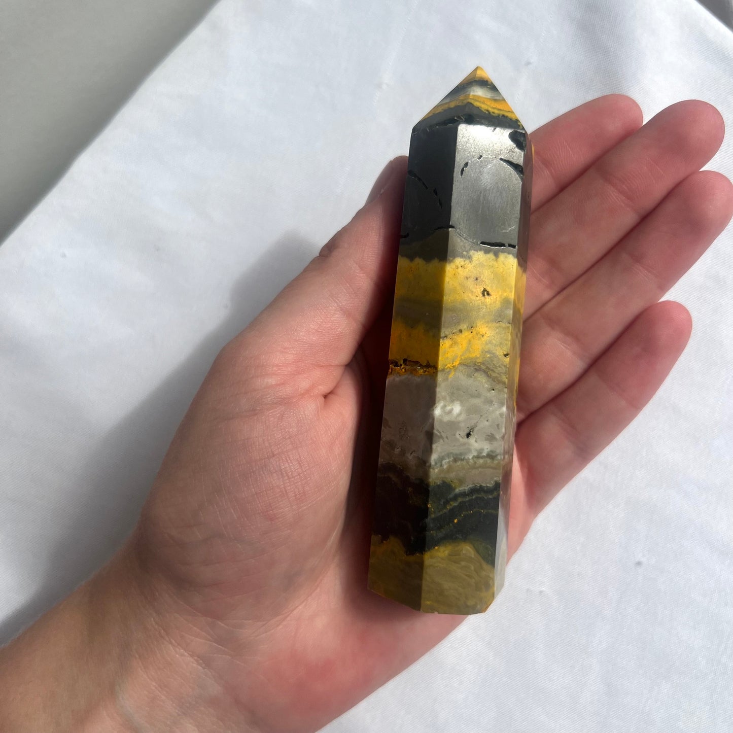 Bumblebee Jasper Tower 5” Bumble Bee Jasper Obelisk