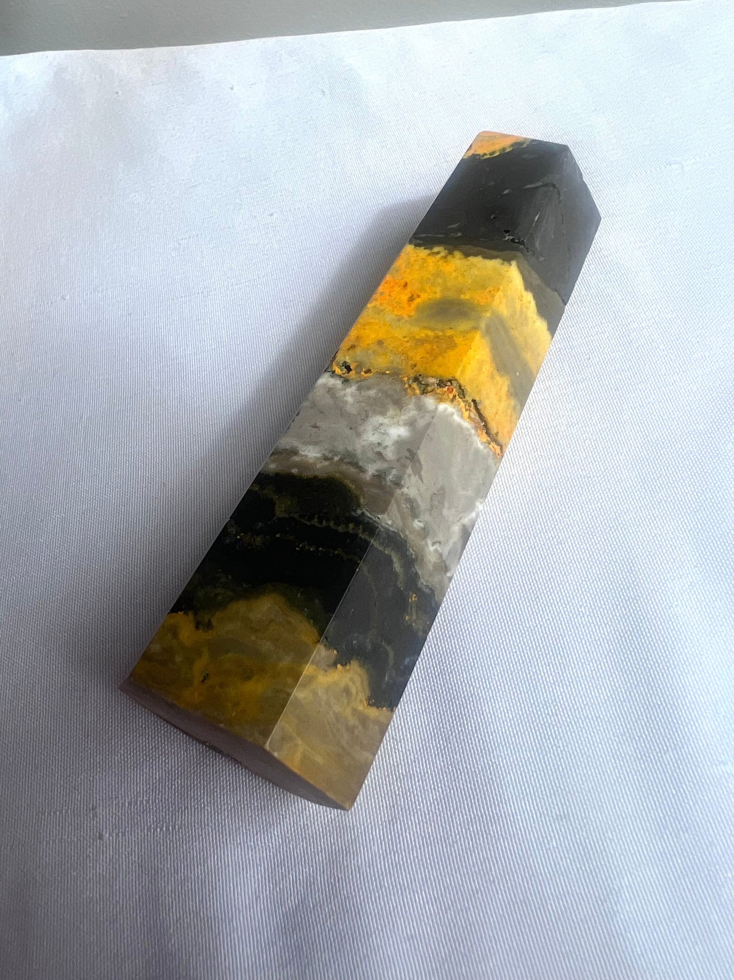 Bumblebee Jasper Tower 5” Bumble Bee Jasper Obelisk