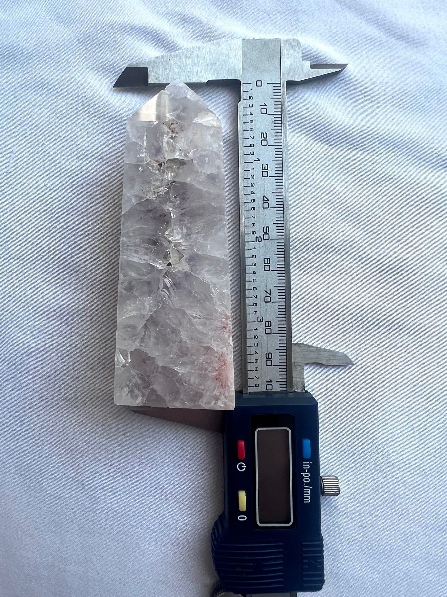 Stunning Pink Amethyst with Flower Agate Tower 4β Pink Flower Amethyst Obelisk