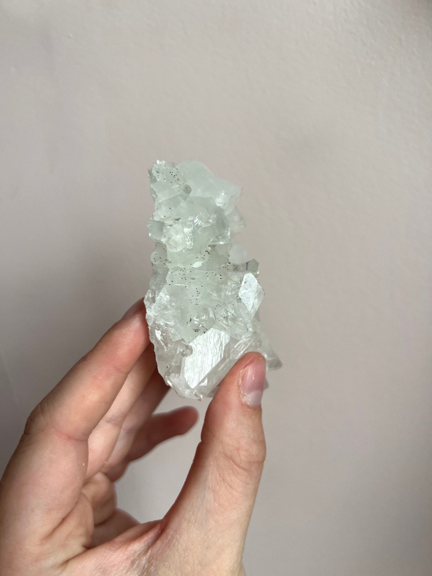 Beautiful Apophyllite Cluster from India | Clear Apophyllite 3.3oz