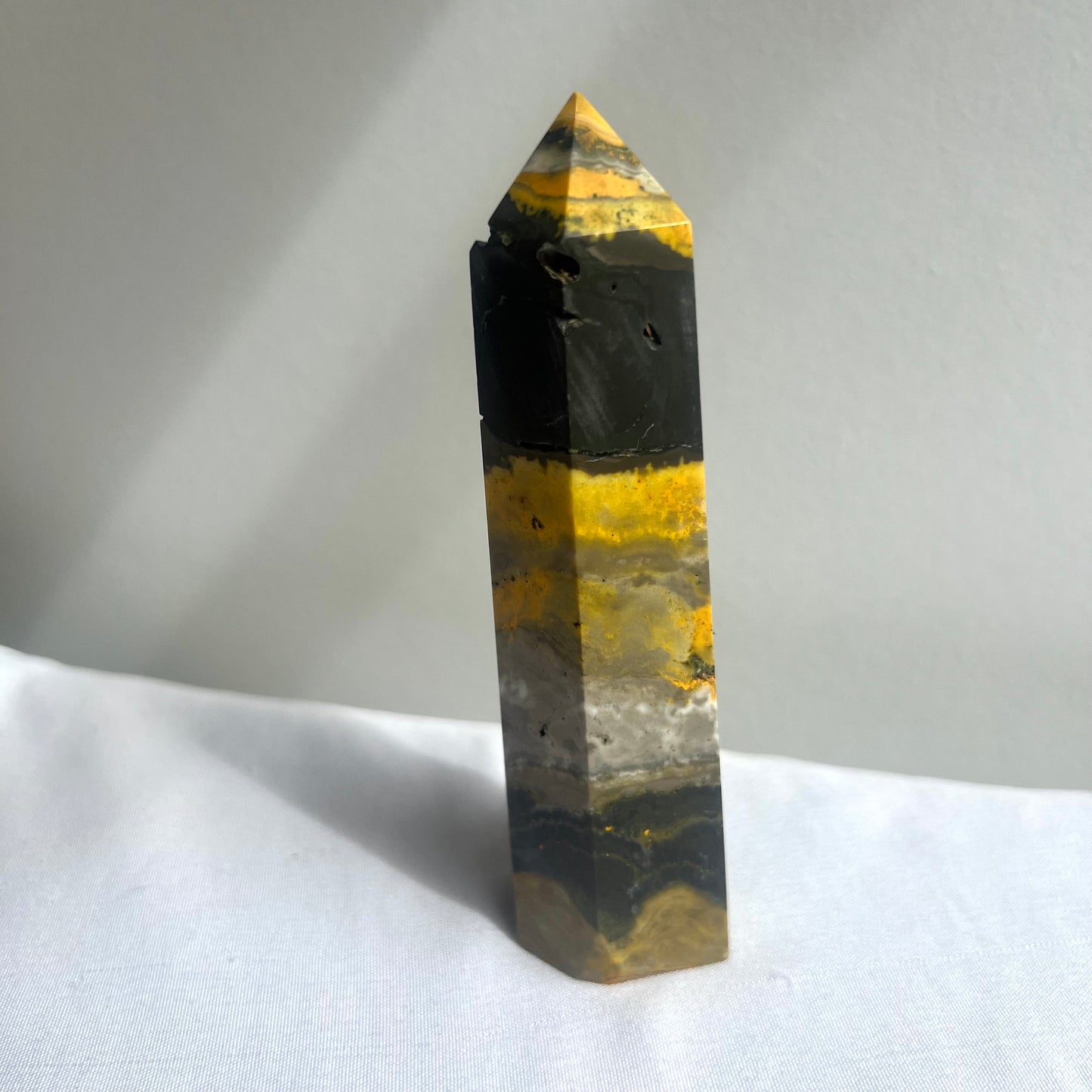 Bumblebee Jasper Tower 5” Bumble Bee Jasper Obelisk