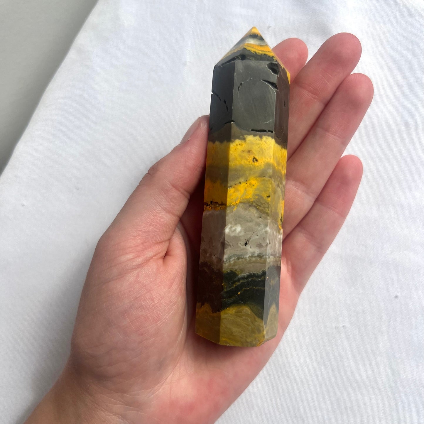 Bumblebee Jasper Tower 5” Bumble Bee Jasper Obelisk