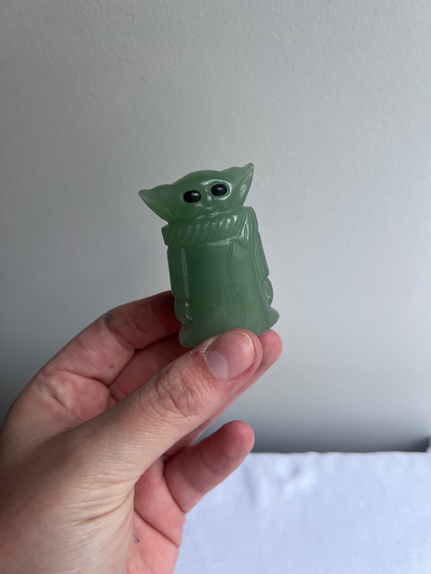 Baby Yoda Crystal Carvings Star Wars Crystals Green Aventurine
