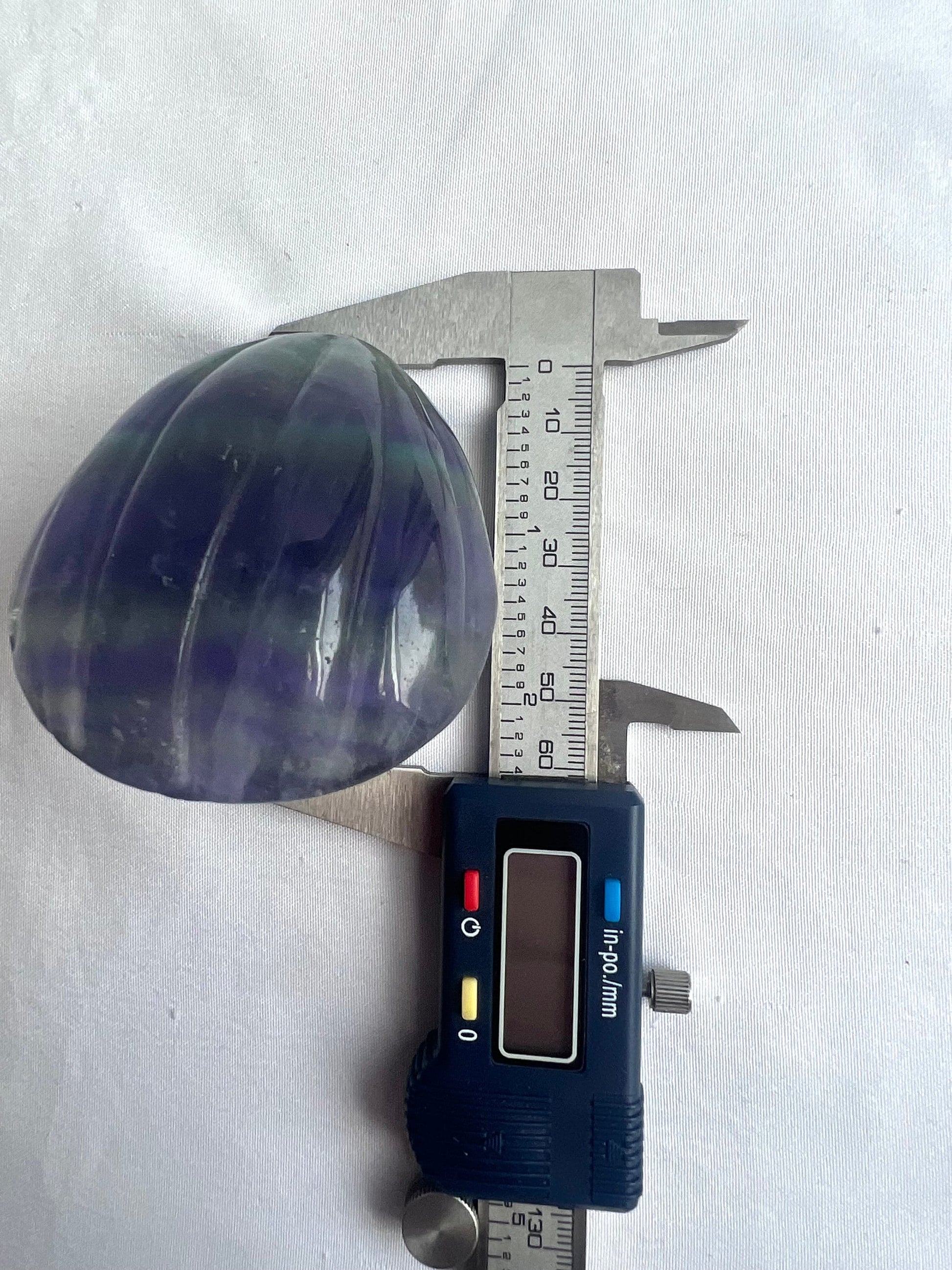 Fluorite Shell Dish Purple & Green Fluorite Seashell Bowl