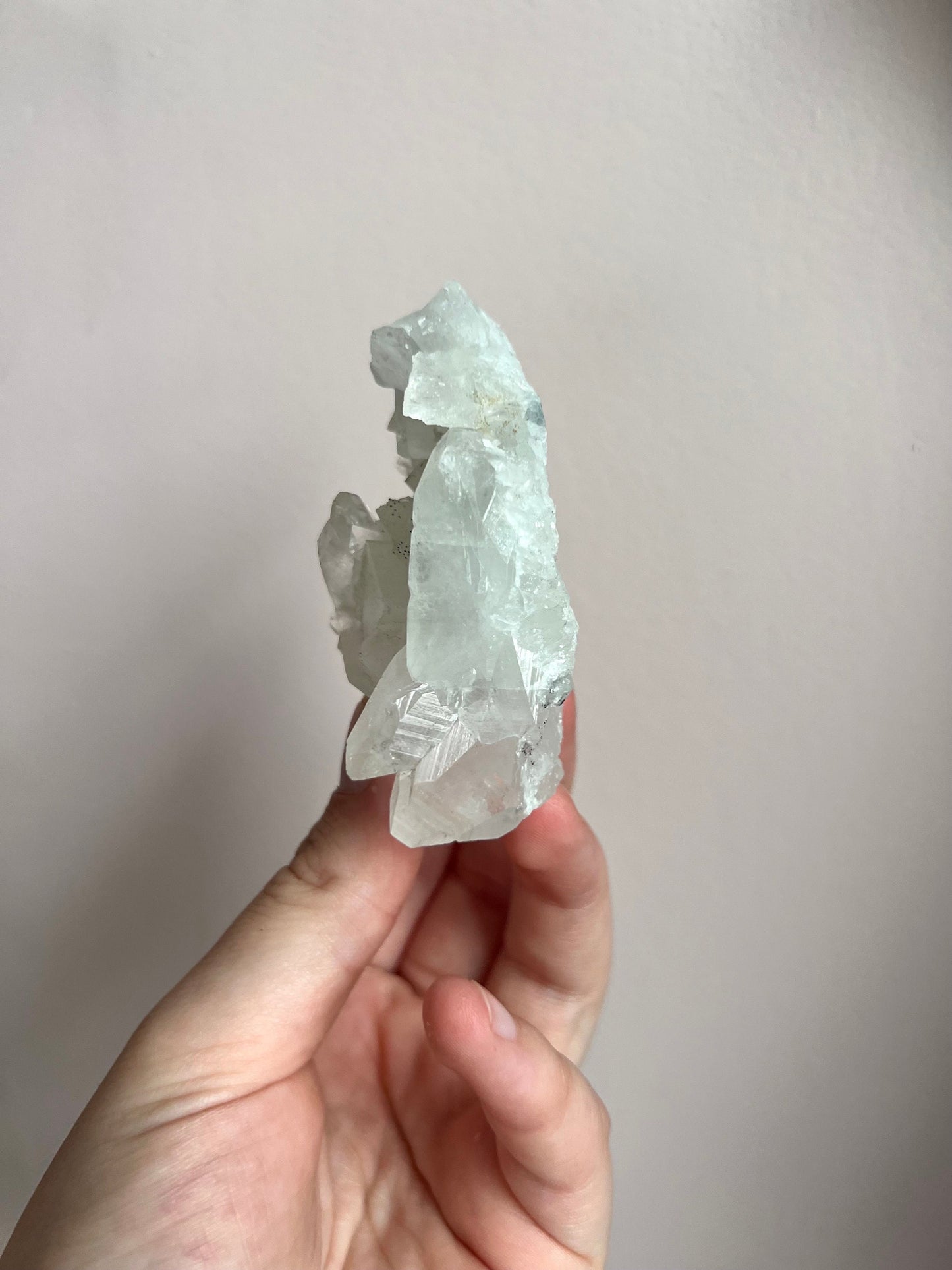 Beautiful Apophyllite Cluster from India | Clear Apophyllite 3.3oz
