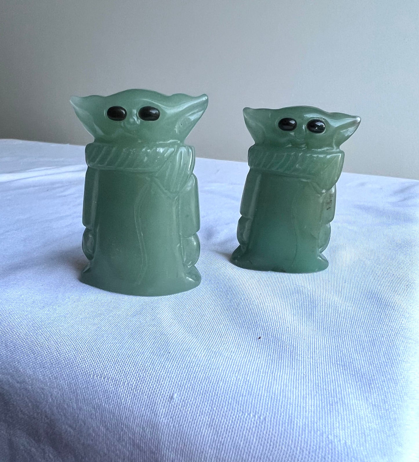 Baby Yoda Crystal Carvings Star Wars Crystals Green Aventurine