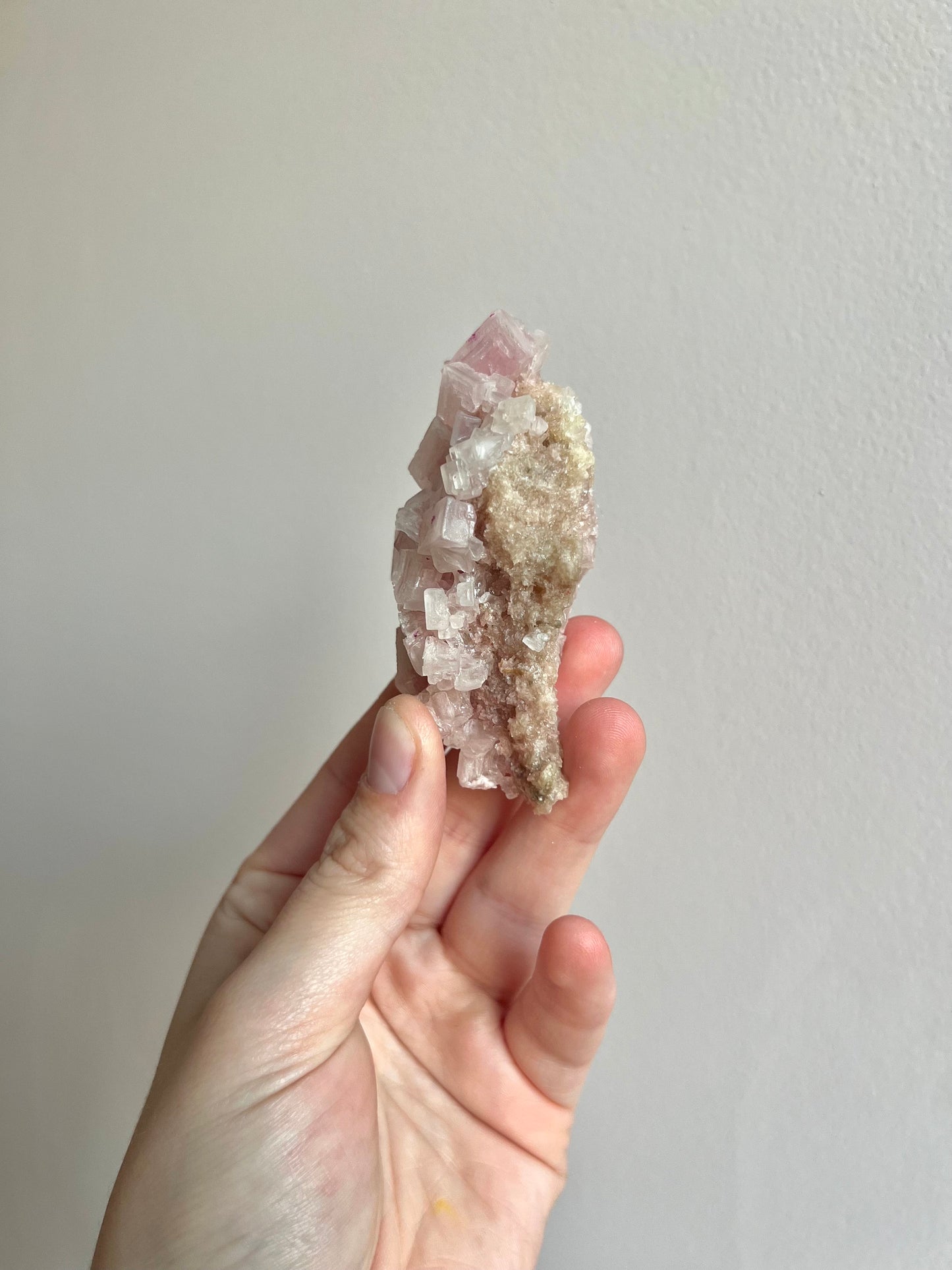 Rare Pink Halite on Trona from Owen’s Lake