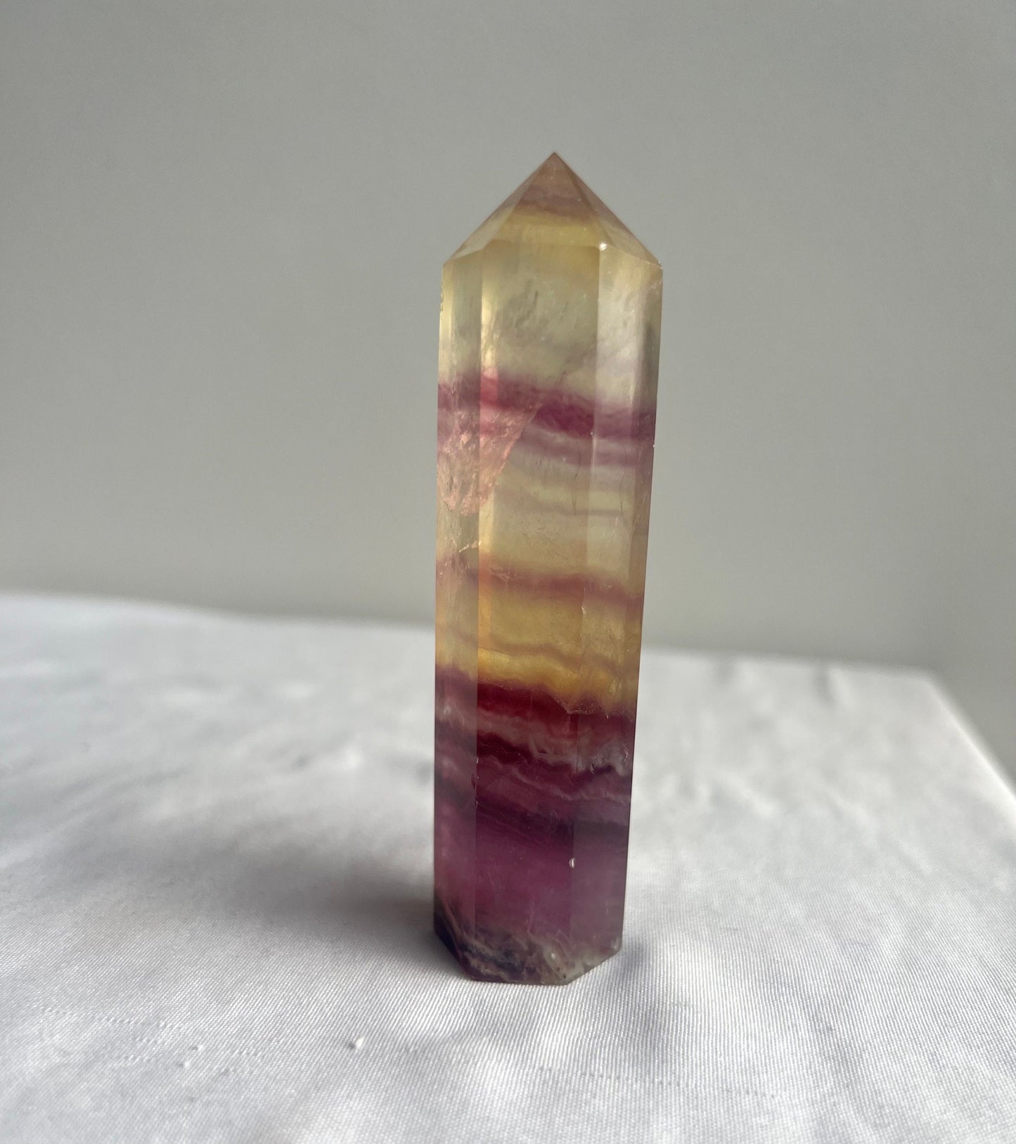 Candy Fluorite Tower Carving | Candy Fluorite Obelisk
