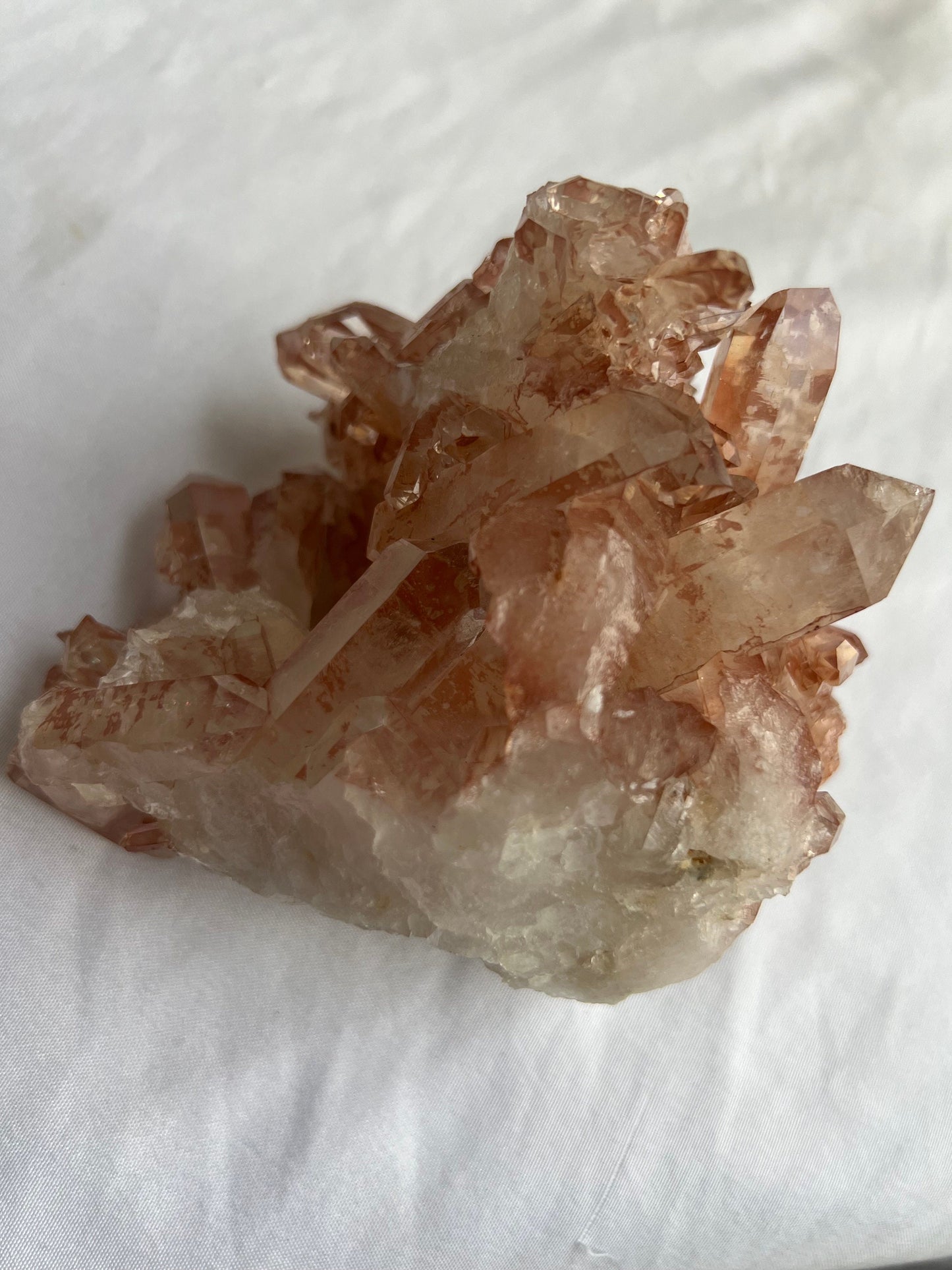 Rare High Quality Lithium Quartz Cluster from Brazil