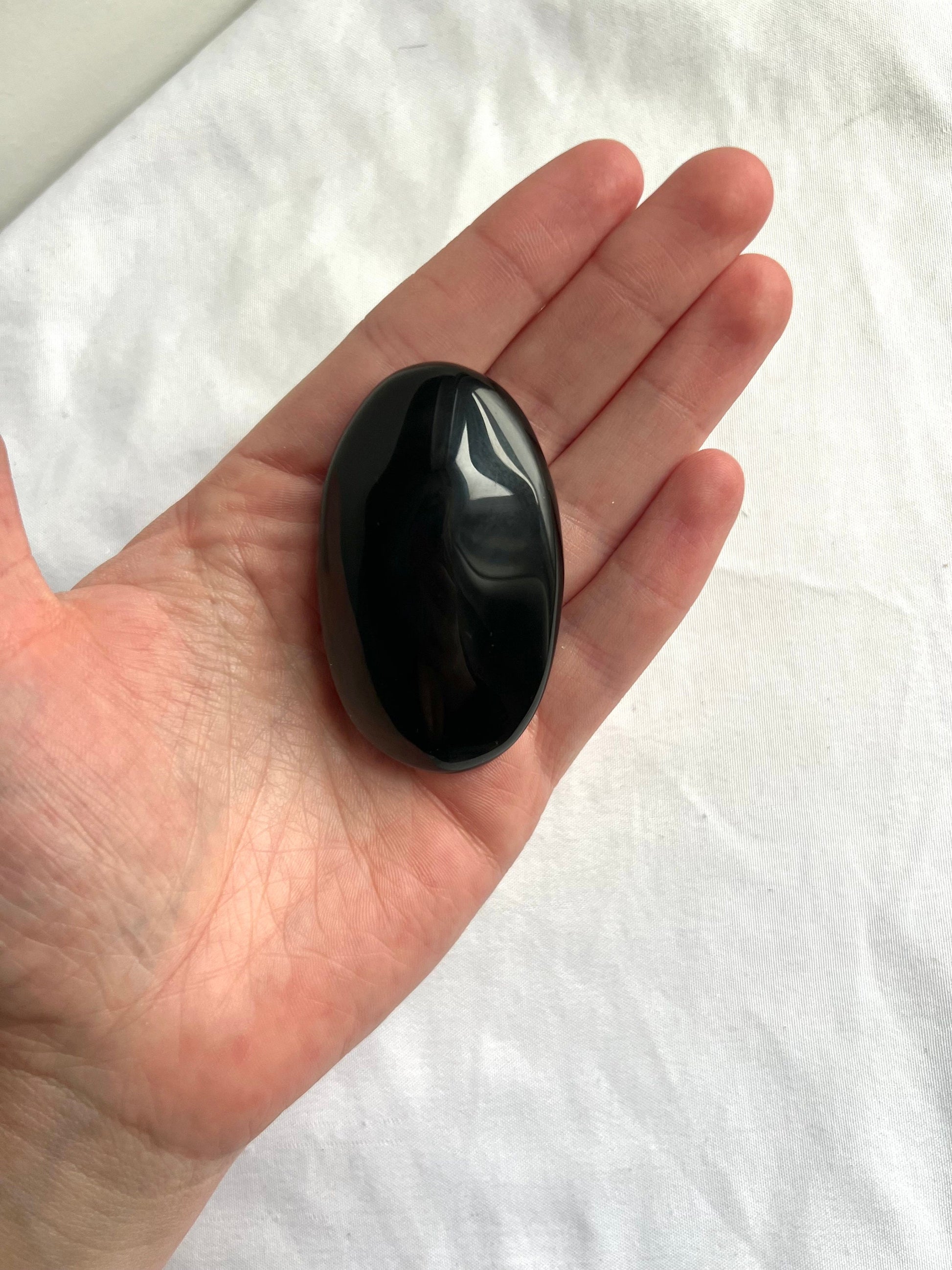 Rainbow Obsidian Palm Stone | Rainbow Sheen Obsidian