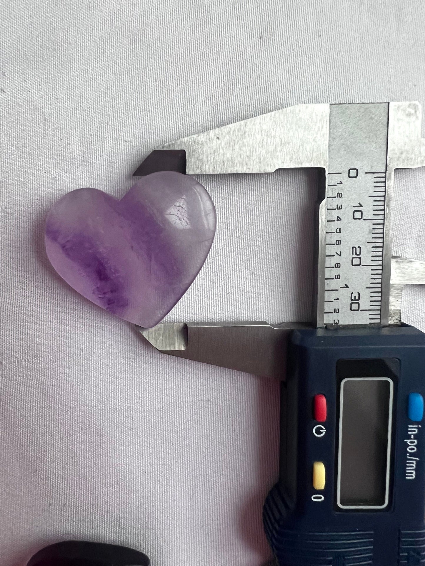 Candy Fluorite Heart Carving Small