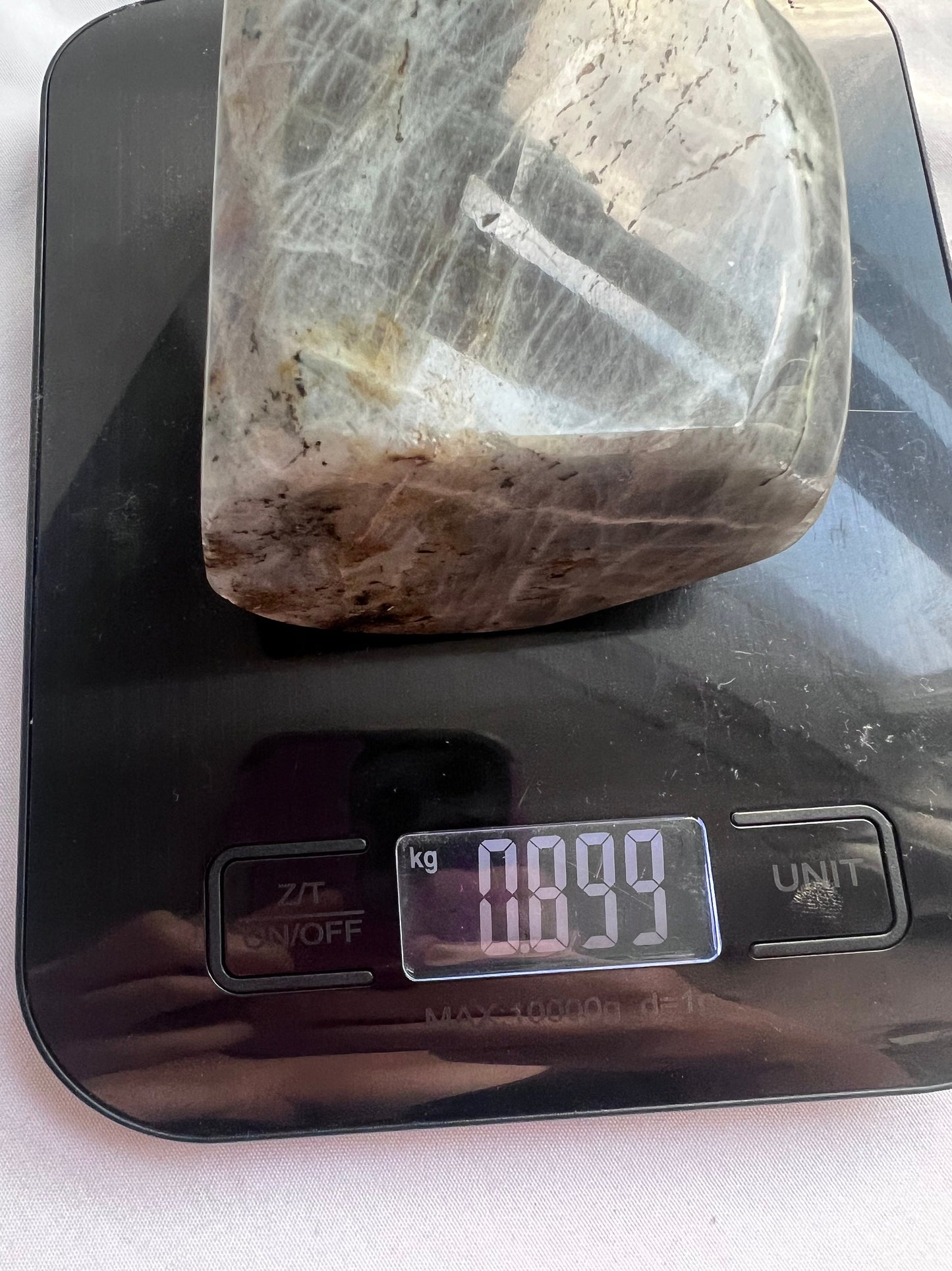 Sunset Labradorite Freeform | 0.899KG Labradorite Slab with Pink Purple Orange Flash