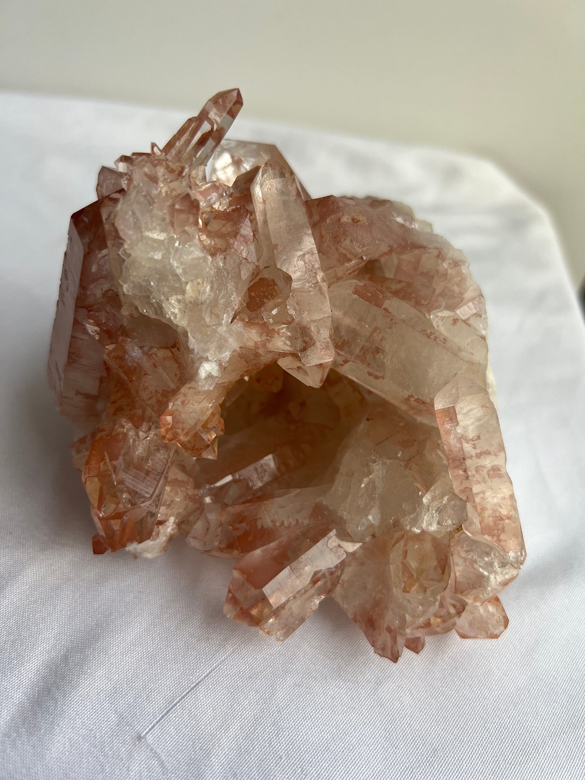 Rare High Quality Lithium Quartz Cluster from Brazil