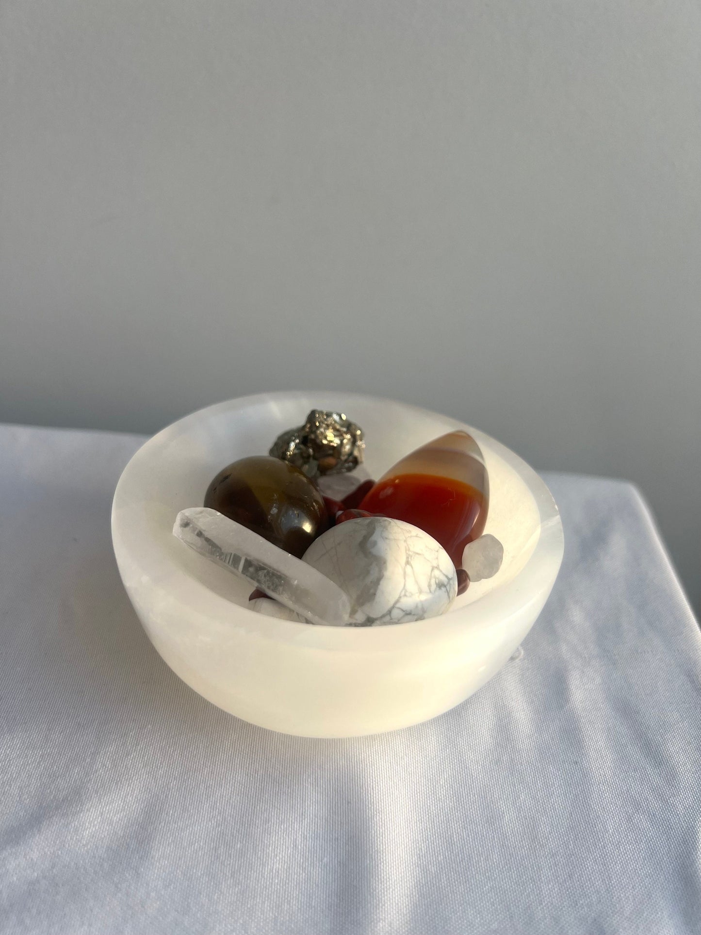 Selenite/Satin Spar Bowl