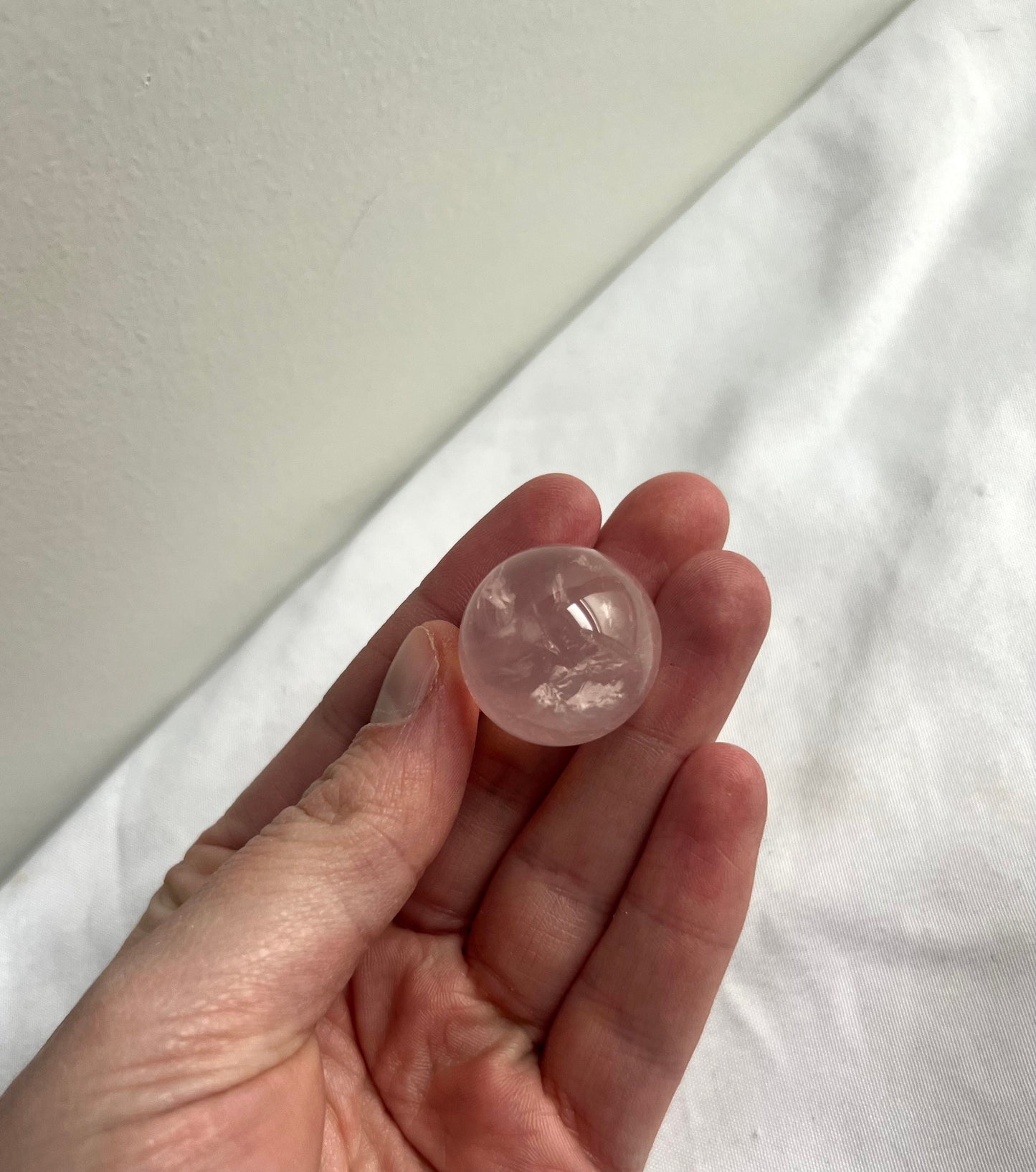 High Quality Rose Quartz Mini Spheres