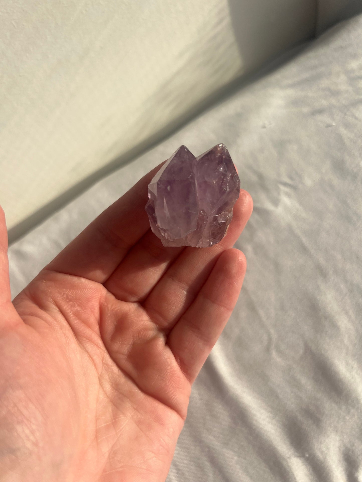 Raw Double Pointed Amethyst