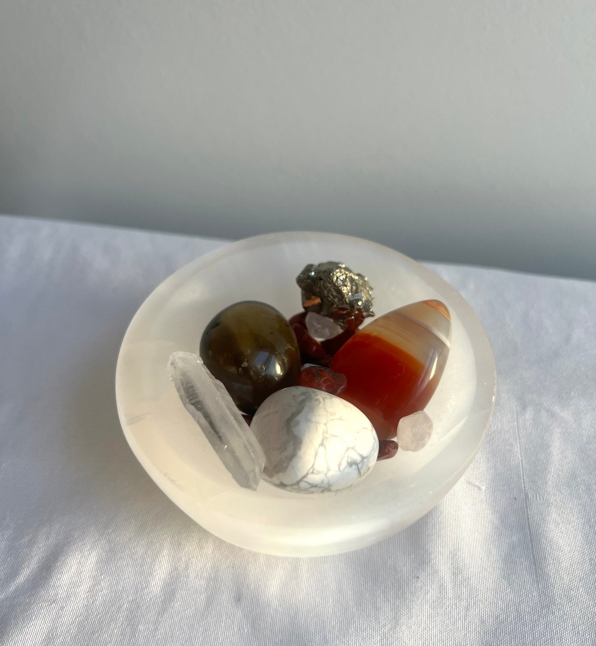 Selenite/Satin Spar Bowl