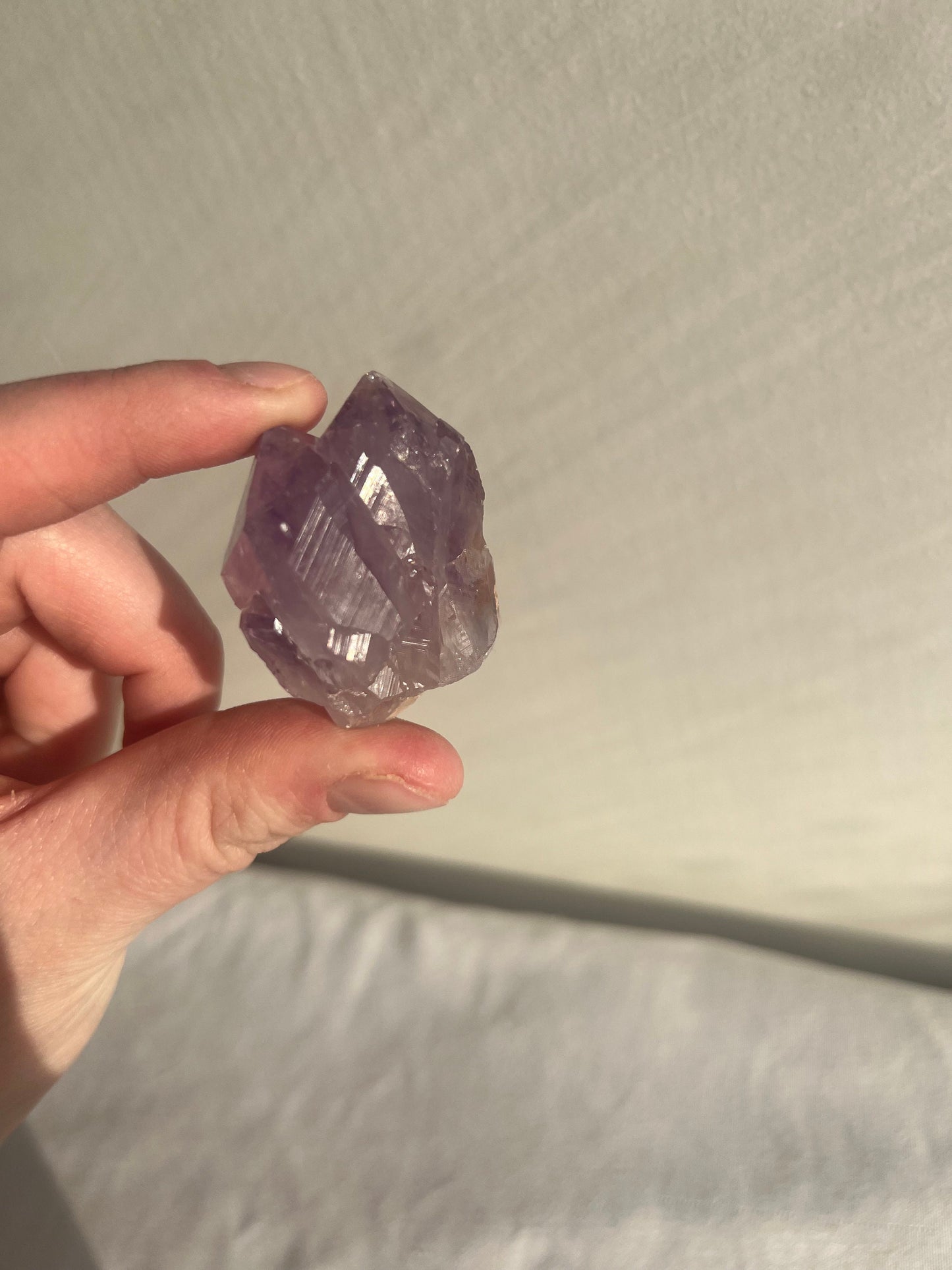 Raw Double Pointed Amethyst