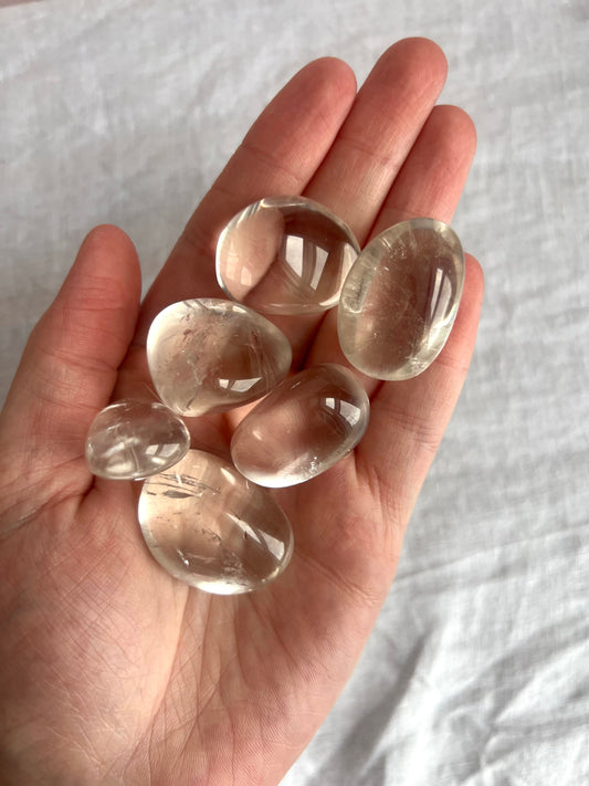 Clear Quartz Tumbled Stones