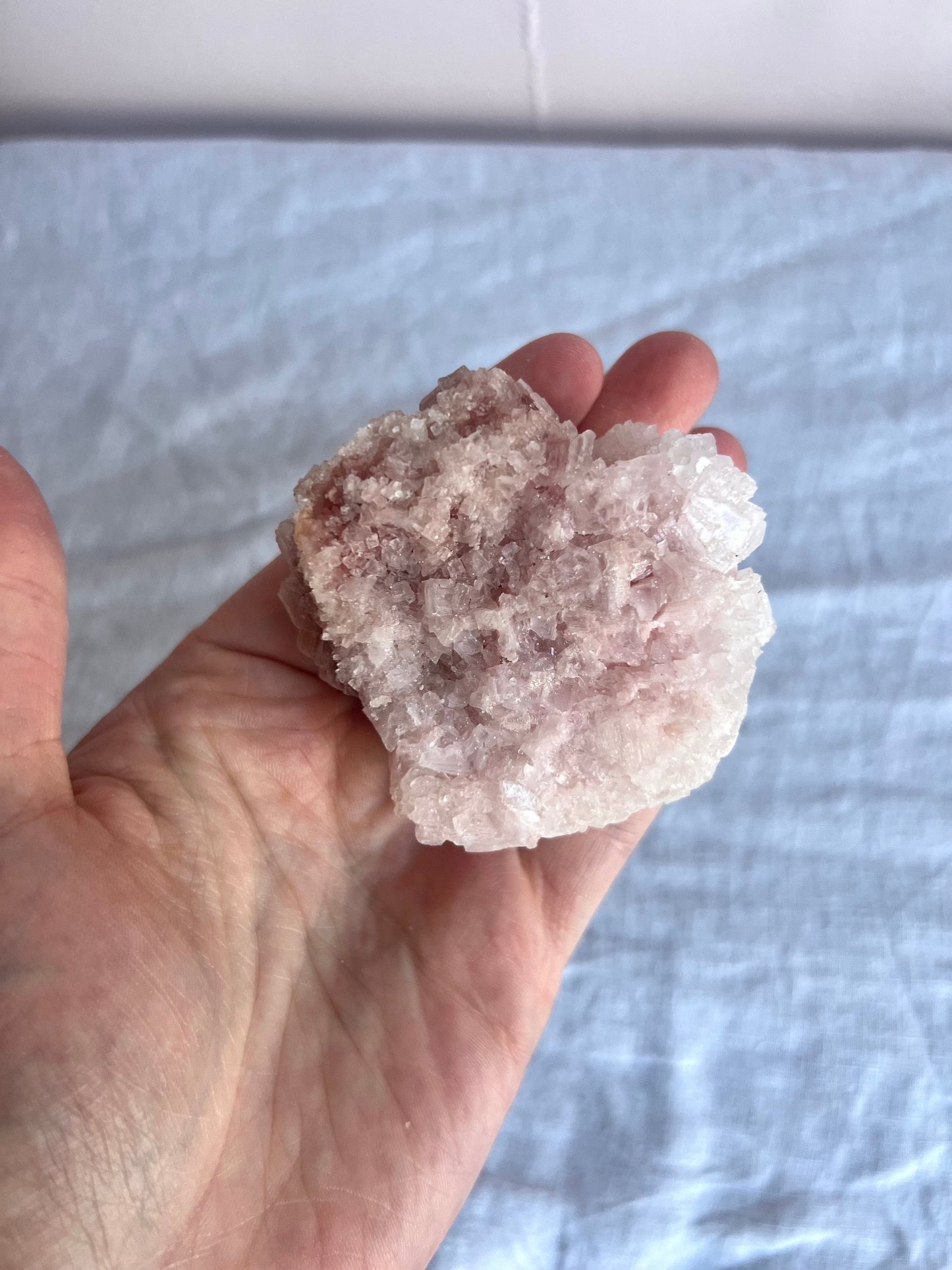 Rare Pink Halite on Trona from Owen’s Lake
