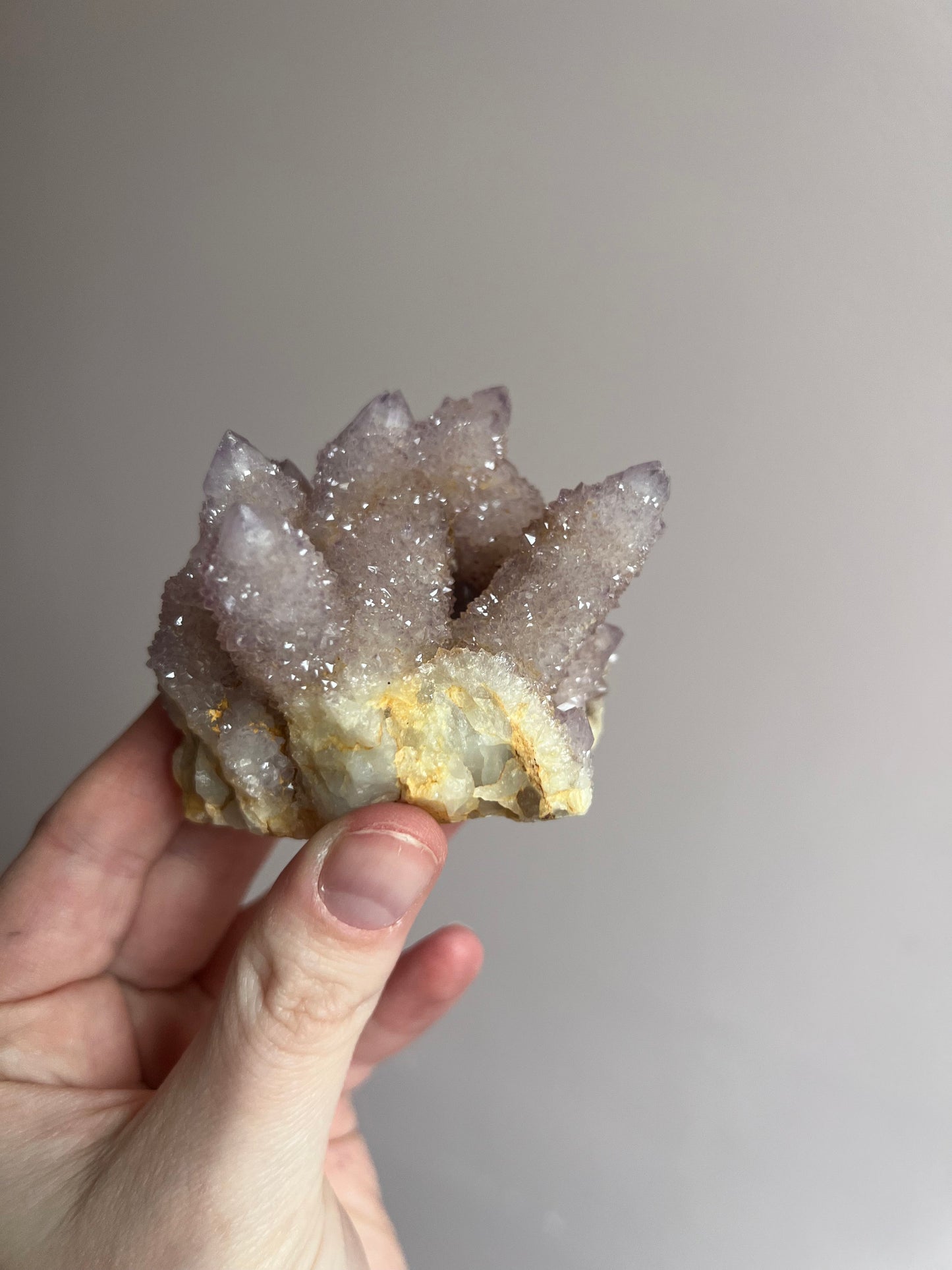 Spirit Amethyst Cluster | Cactus Quartz Specimen