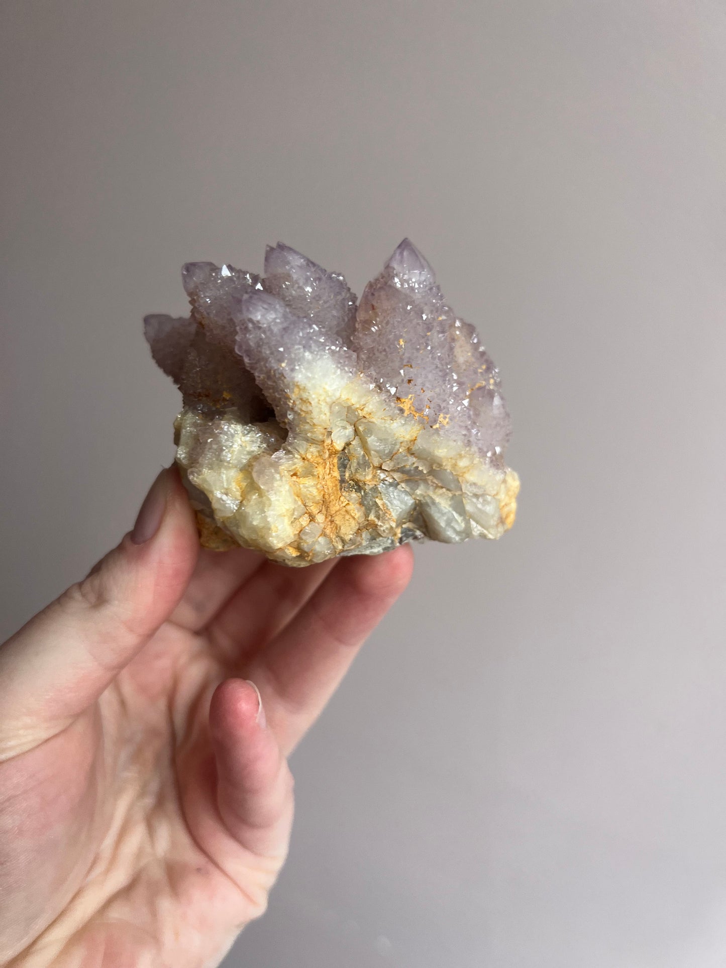 Spirit Amethyst Cluster | Cactus Quartz Specimen