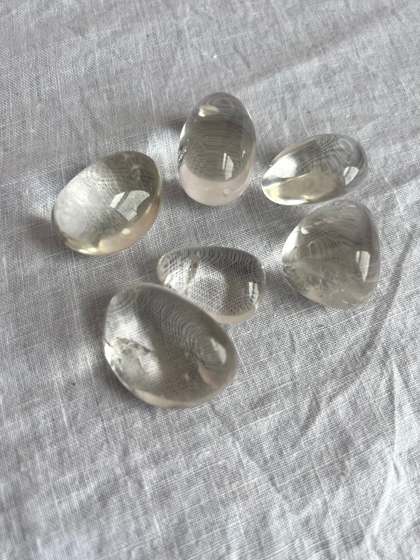 Clear Quartz Tumbled Stones