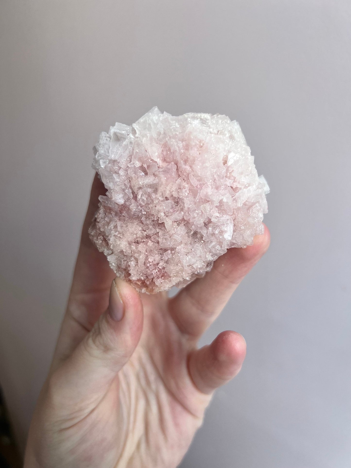 Rare Pink Halite on Trona from Owen’s Lake