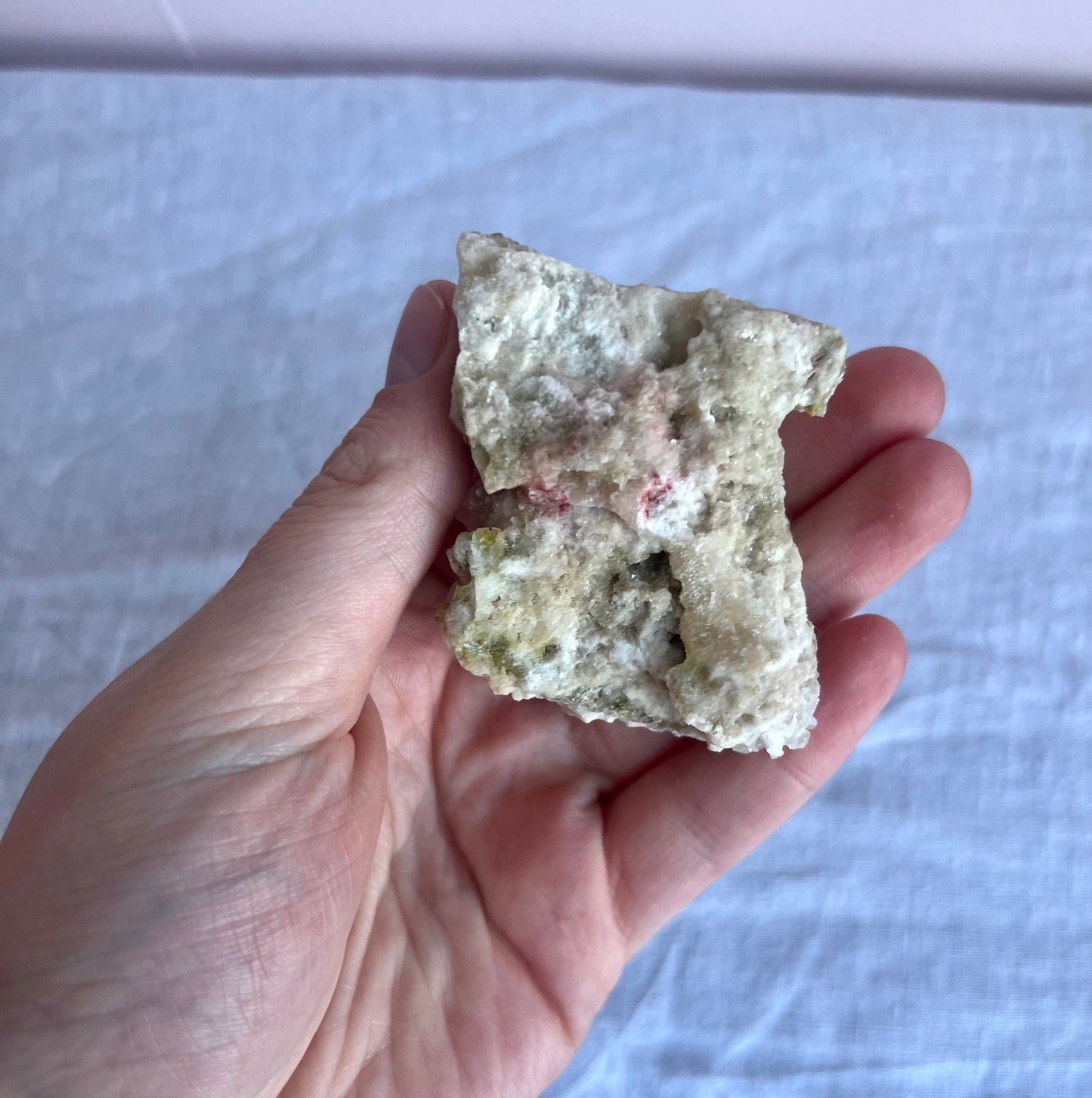 Rare Pink Halite on Trona from Owen’s Lake