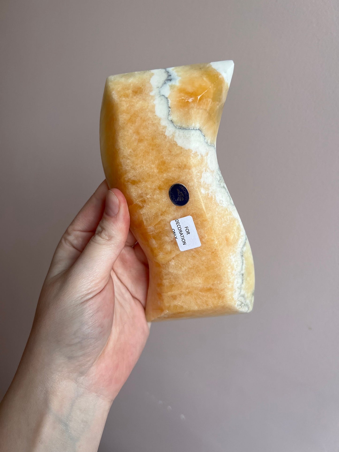 Onyx Dish | Banded Calcite from Mexico Plate