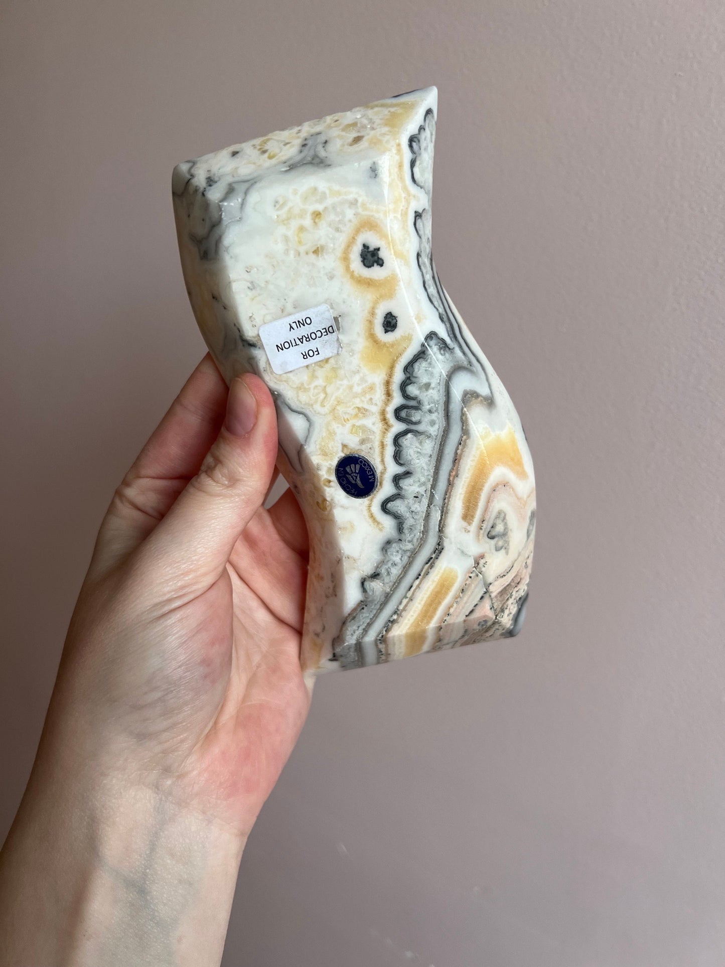 Onyx Dish | Mexican Banded Calcite Trinket Dish