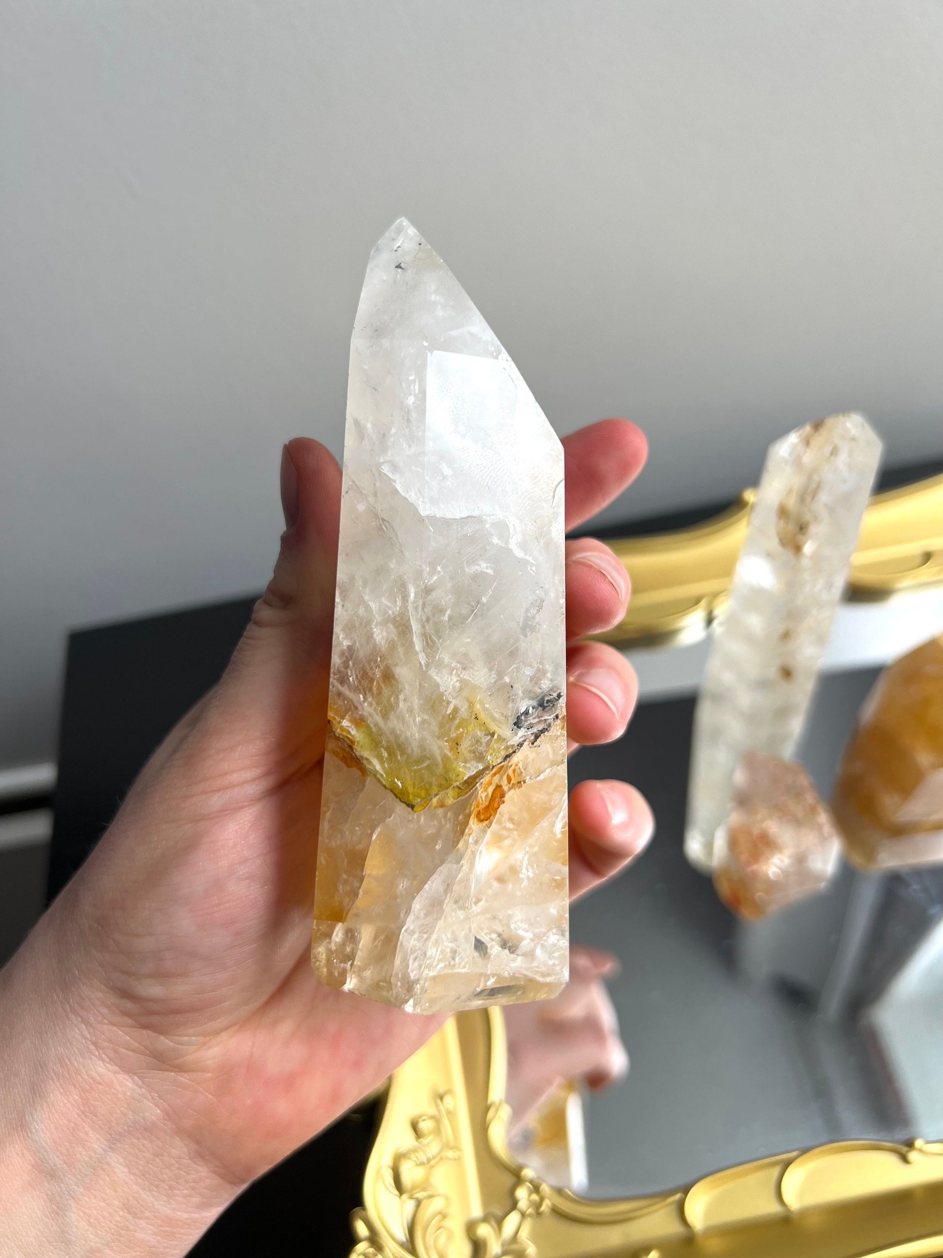 Large Golden Healer Tower | Hematoid in Quartz Tower