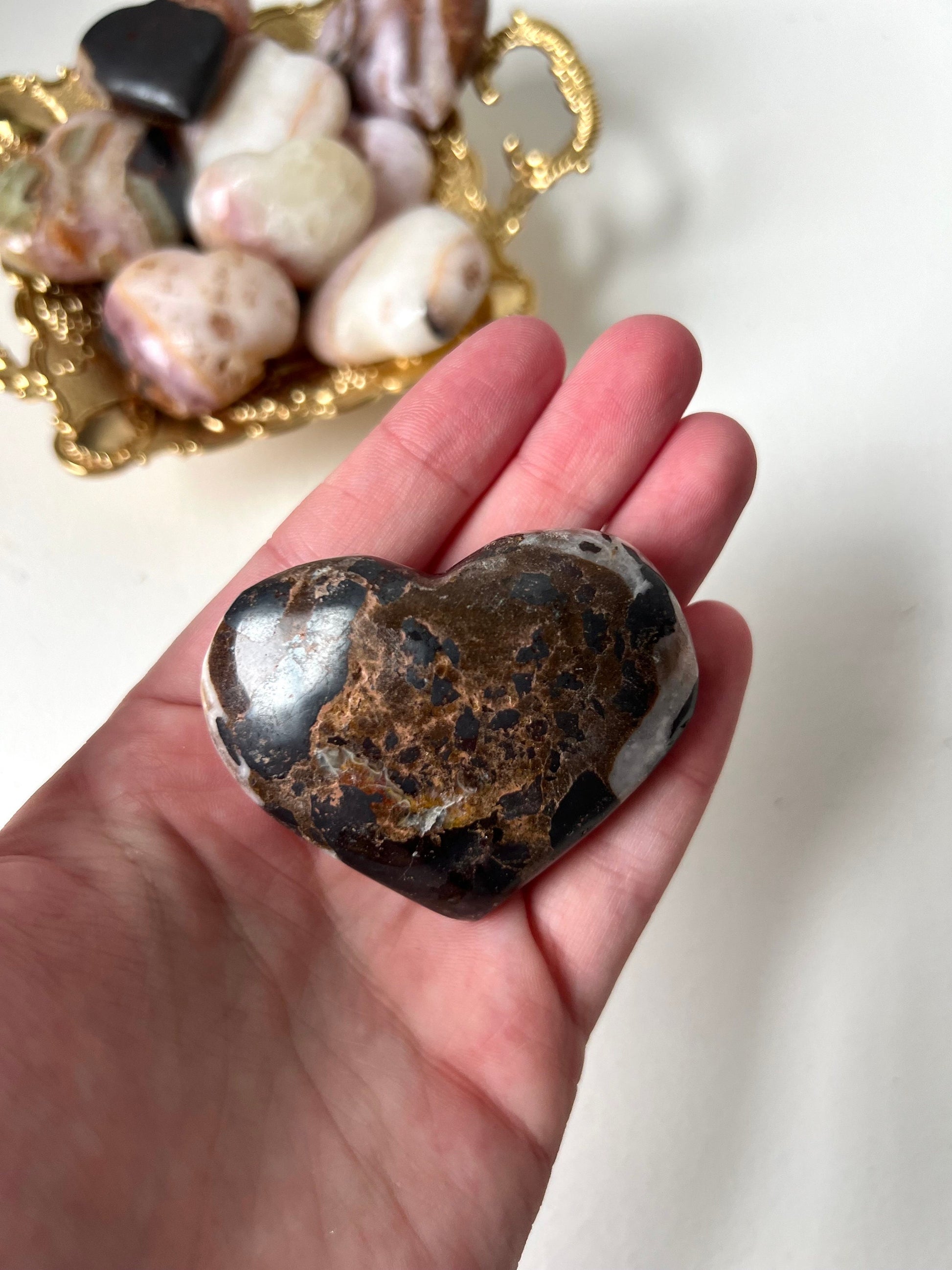 Beautiful Large Pink Aragonite Puffy Heart from Pakistan