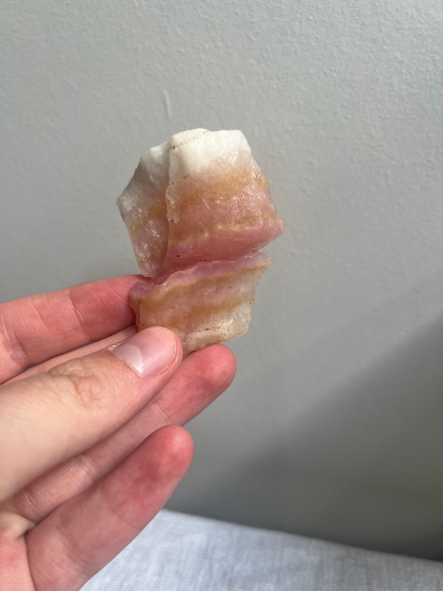 Stunning Raw Pink Aragonite Specimen from Pakistan