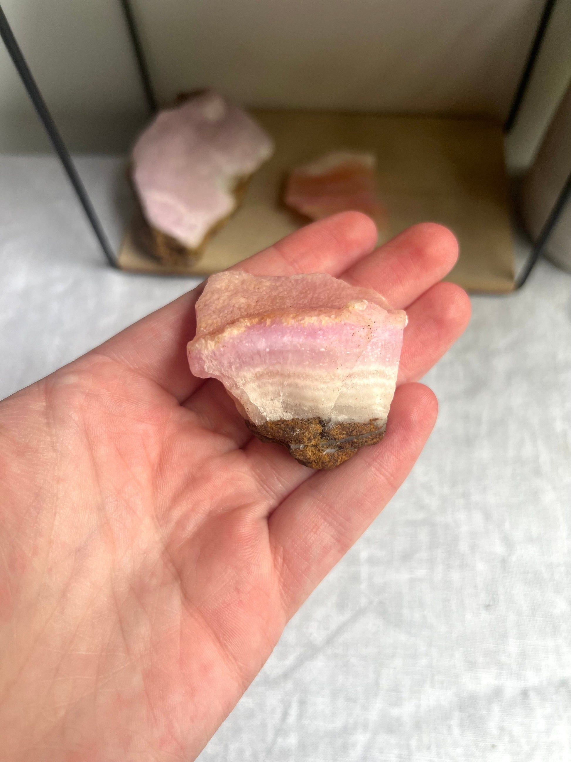 Stunning Raw Pink Aragonite Specimen from Pakistan