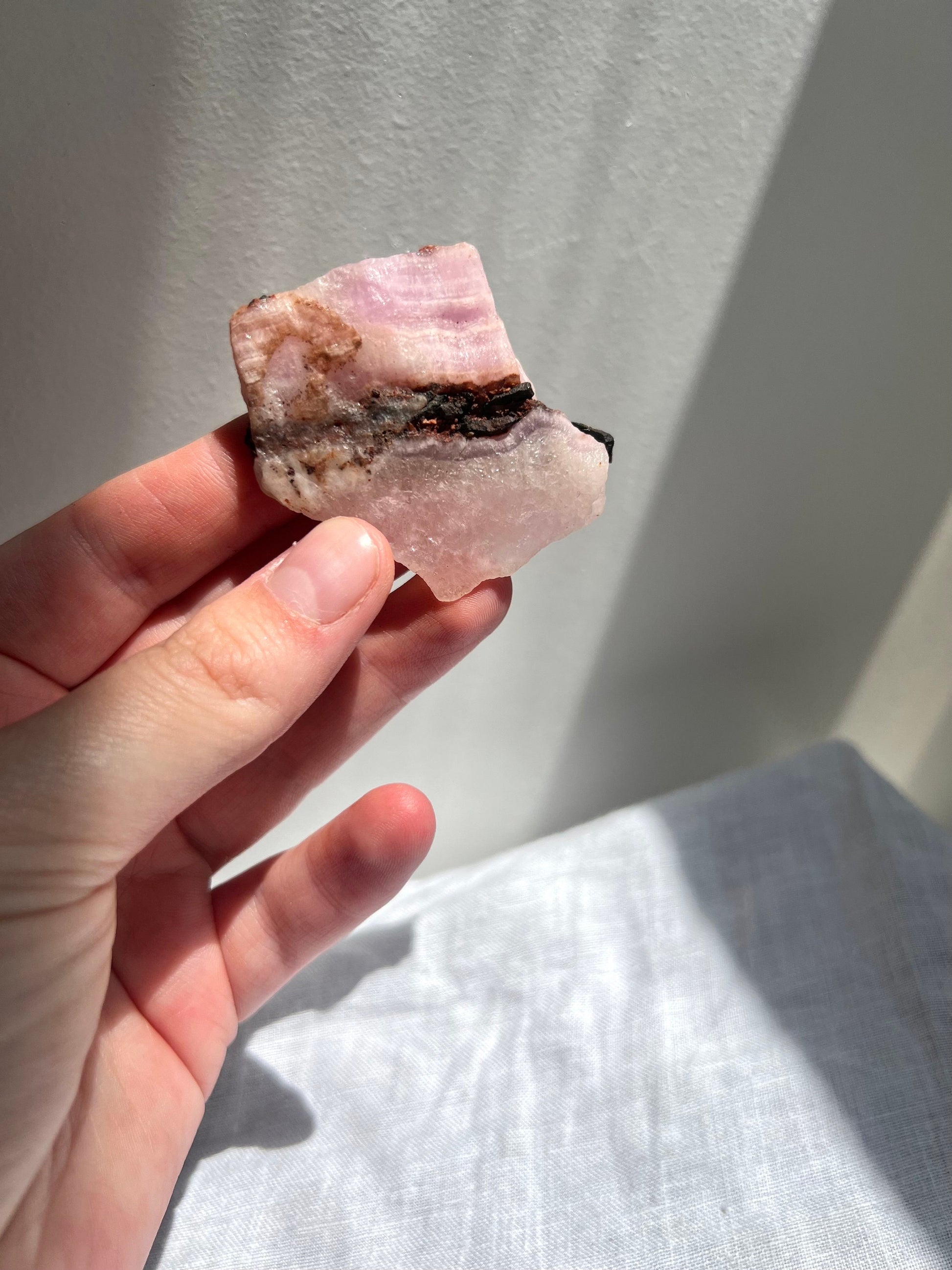 Stunning Raw Pink Aragonite Specimen from Pakistan