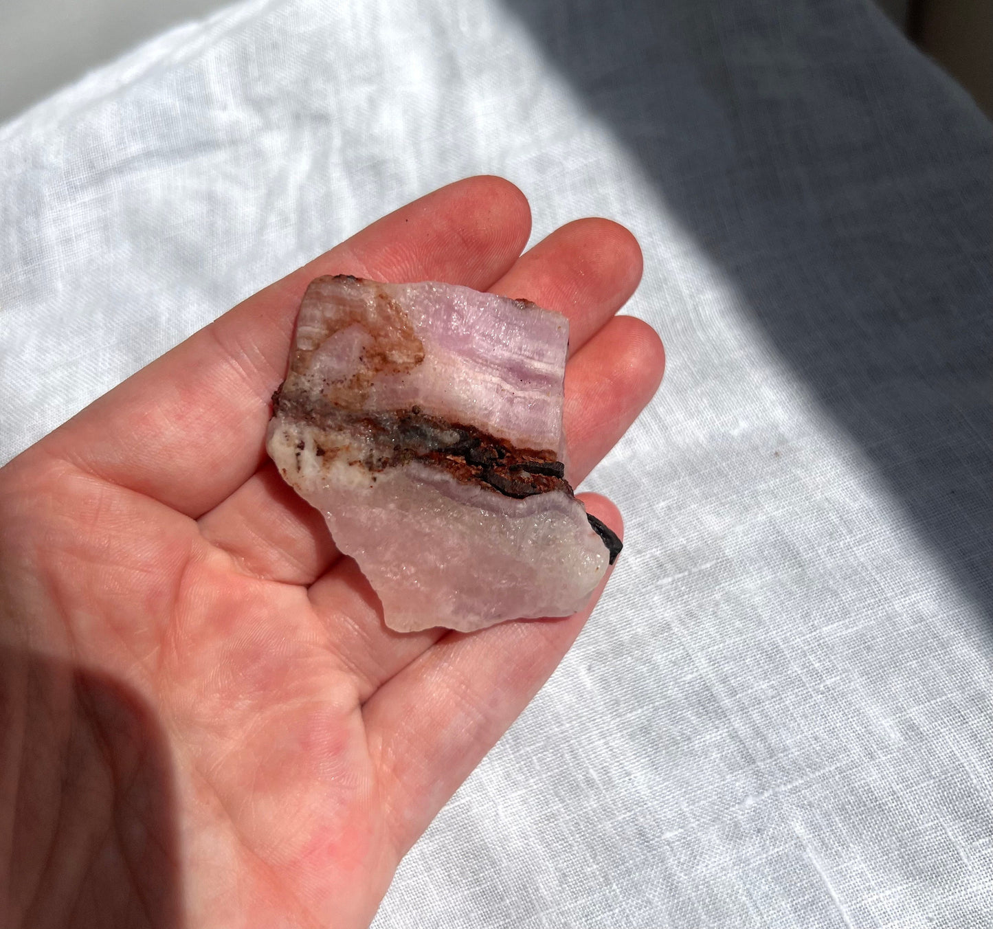 Stunning Raw Pink Aragonite Specimen from Pakistan