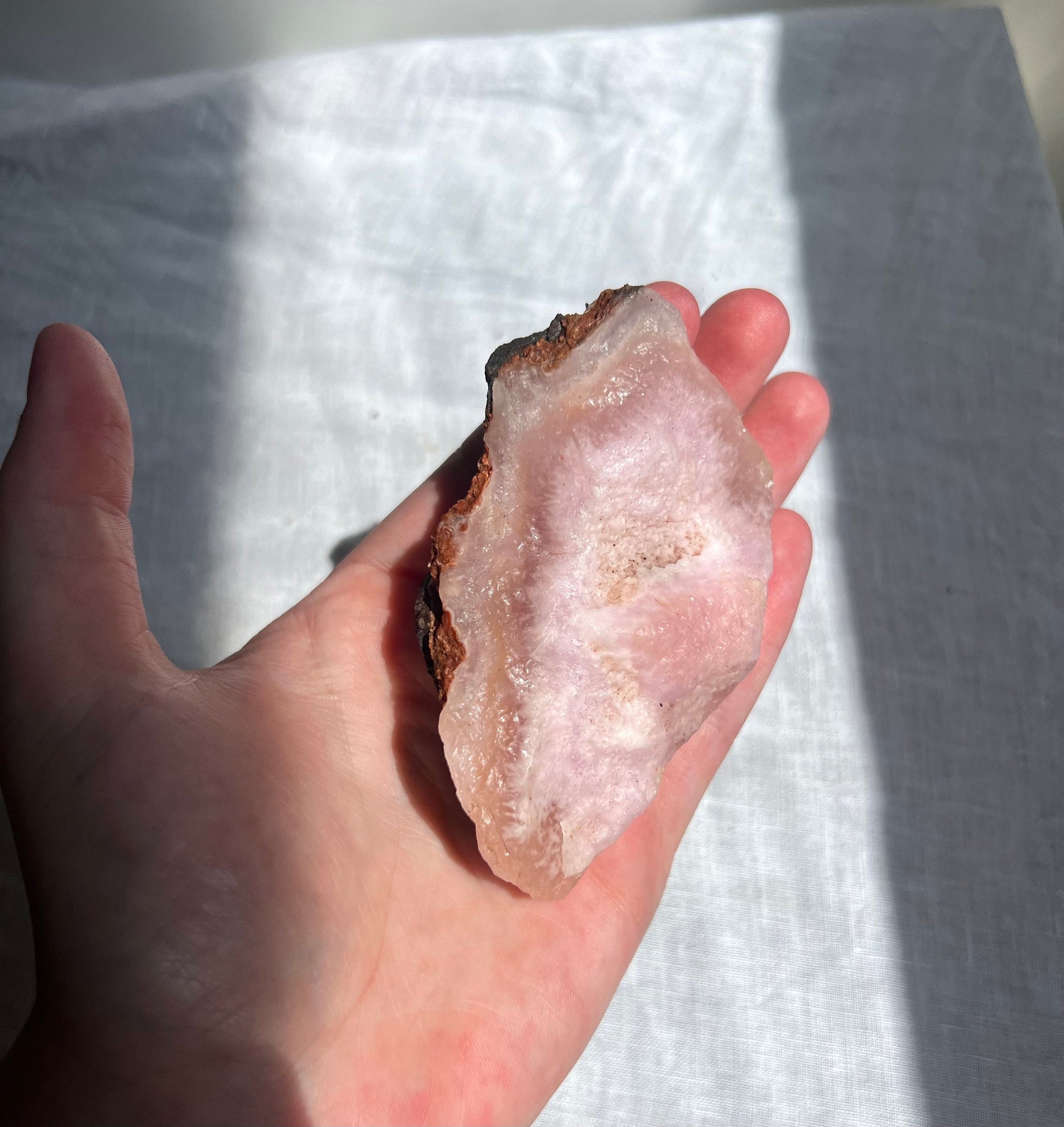 Stunning Raw Pink Aragonite Specimen from Pakistan