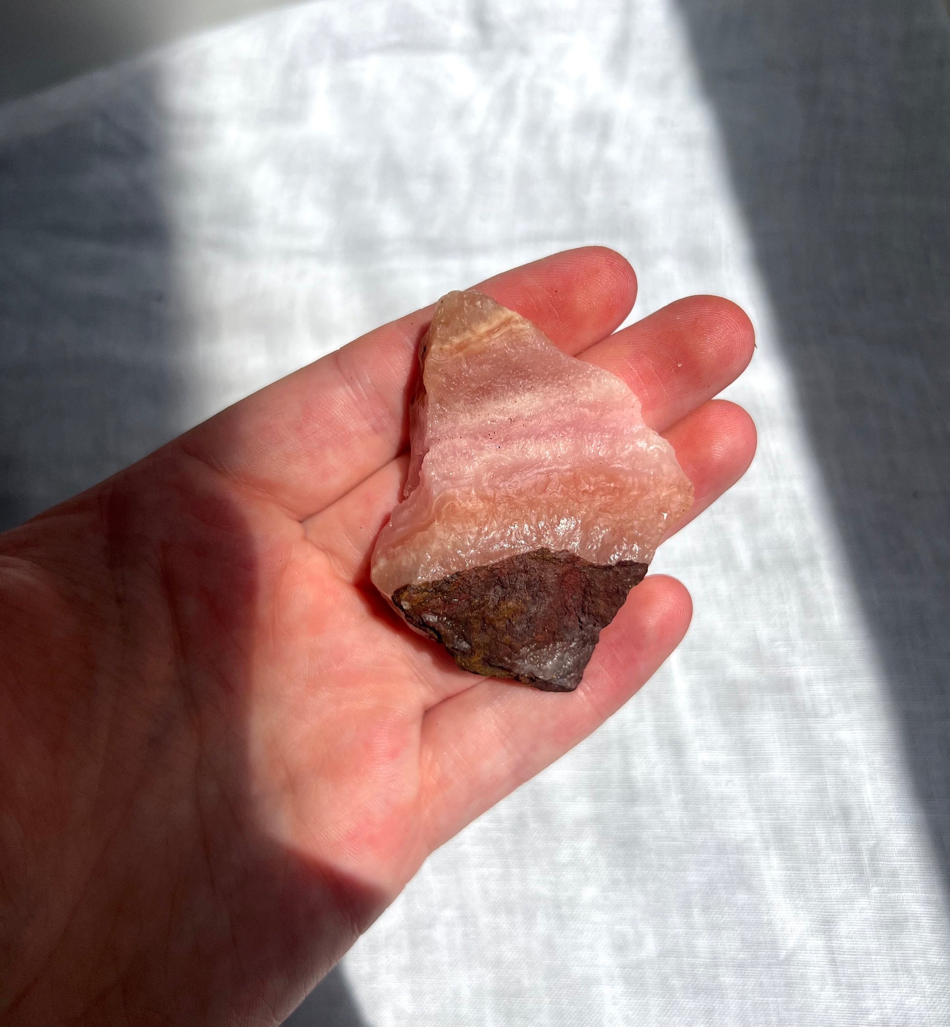 Stunning Raw Pink Aragonite Specimen from Pakistan