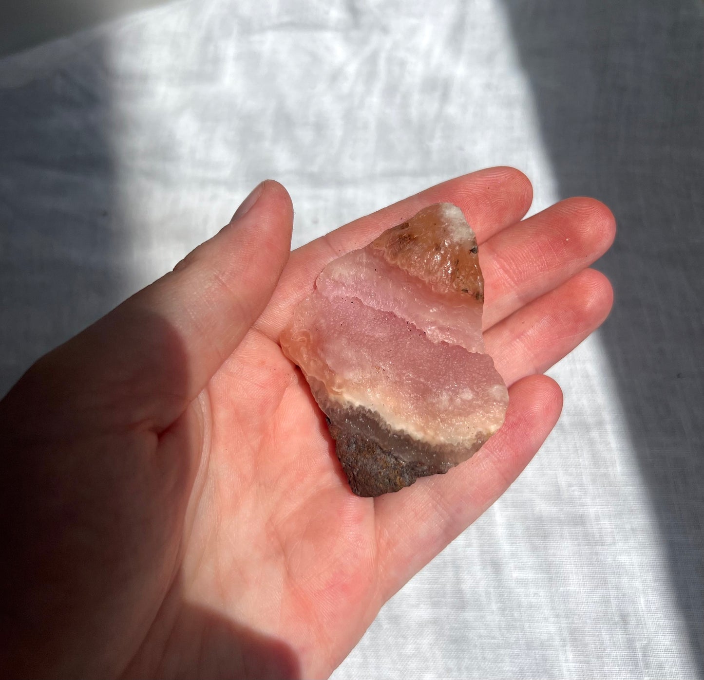 Stunning Raw Pink Aragonite Specimen from Pakistan