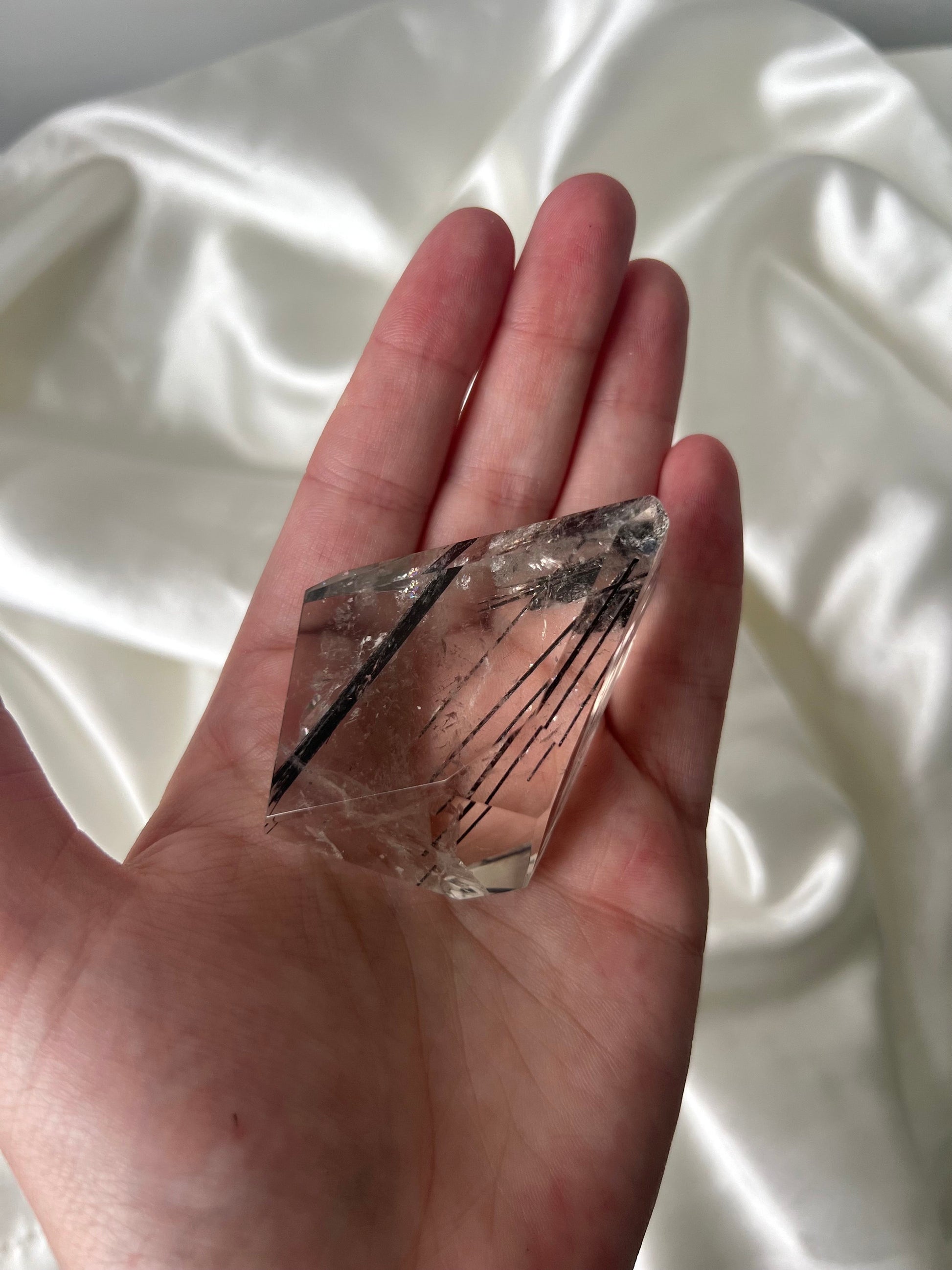 Stunning High Grade Tourmaline in Quartz Freeform